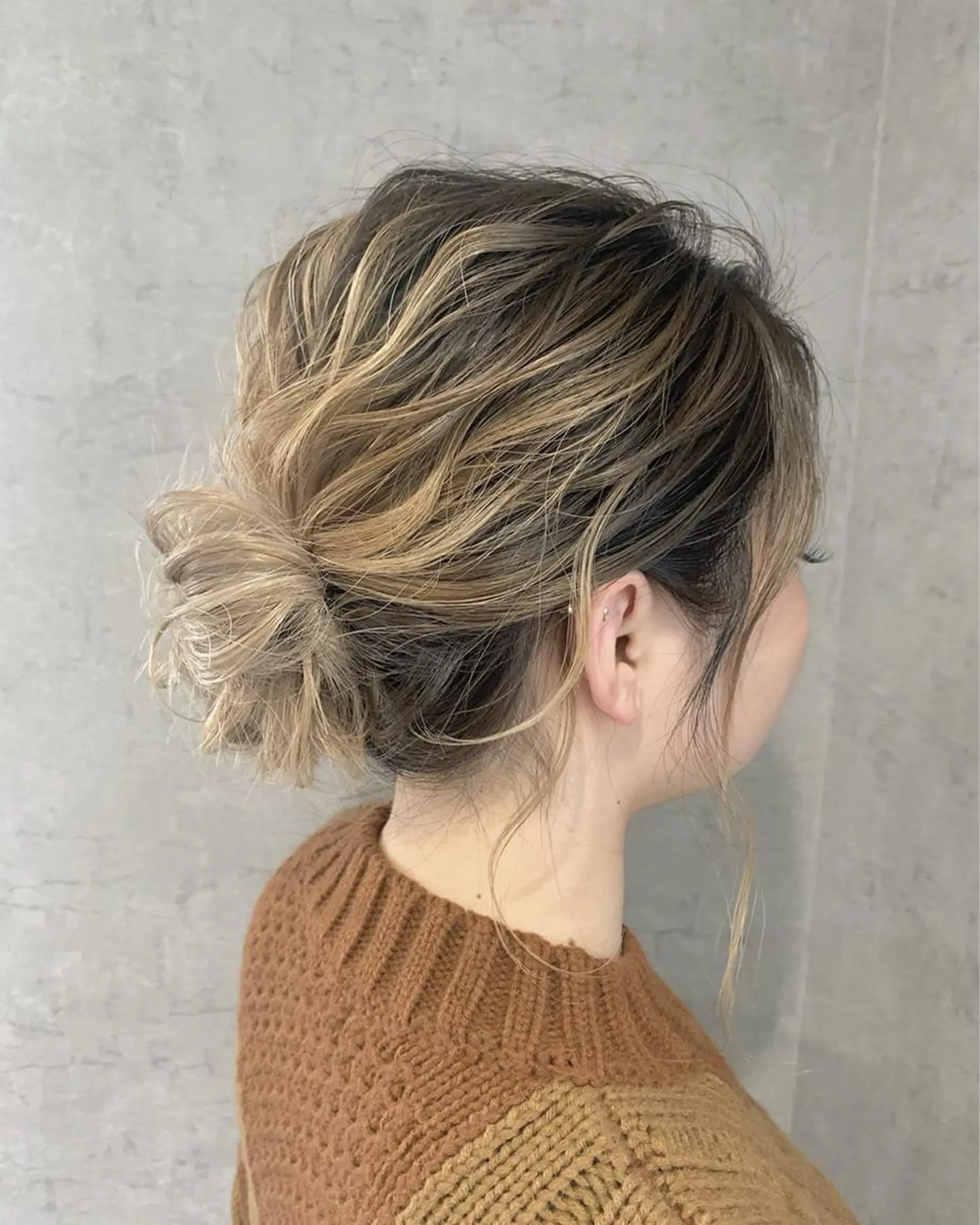 ヘアアレンジ ヘアセット PARK by CREAM所属・松井那津子 /ハイライトブリーチのヘアスタイル