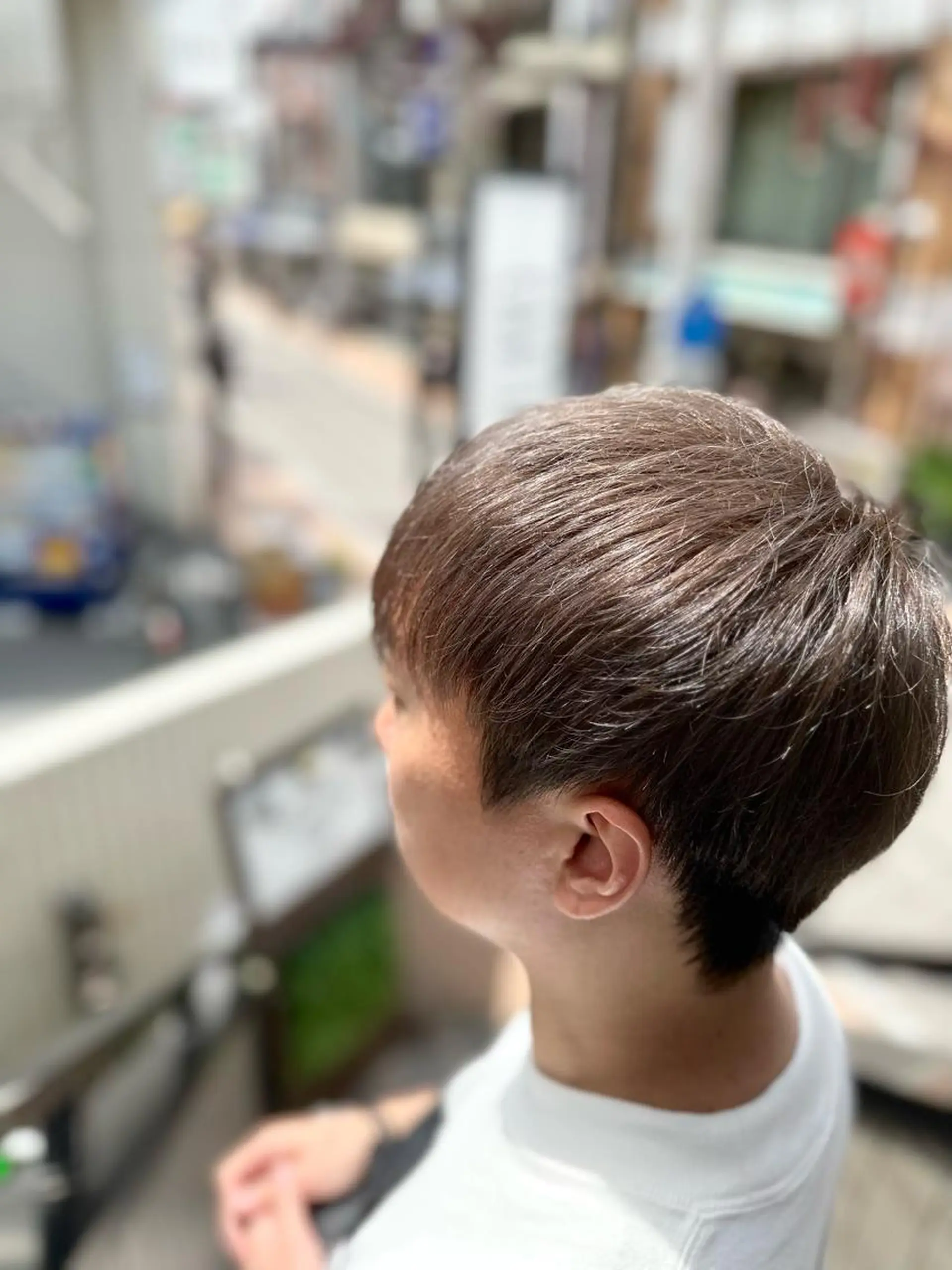 ショート カラー ベージュカラー ブリーチ ヘアカラー 元住吉プランツヘアー ☘️丸山☘️のヘアスタイル