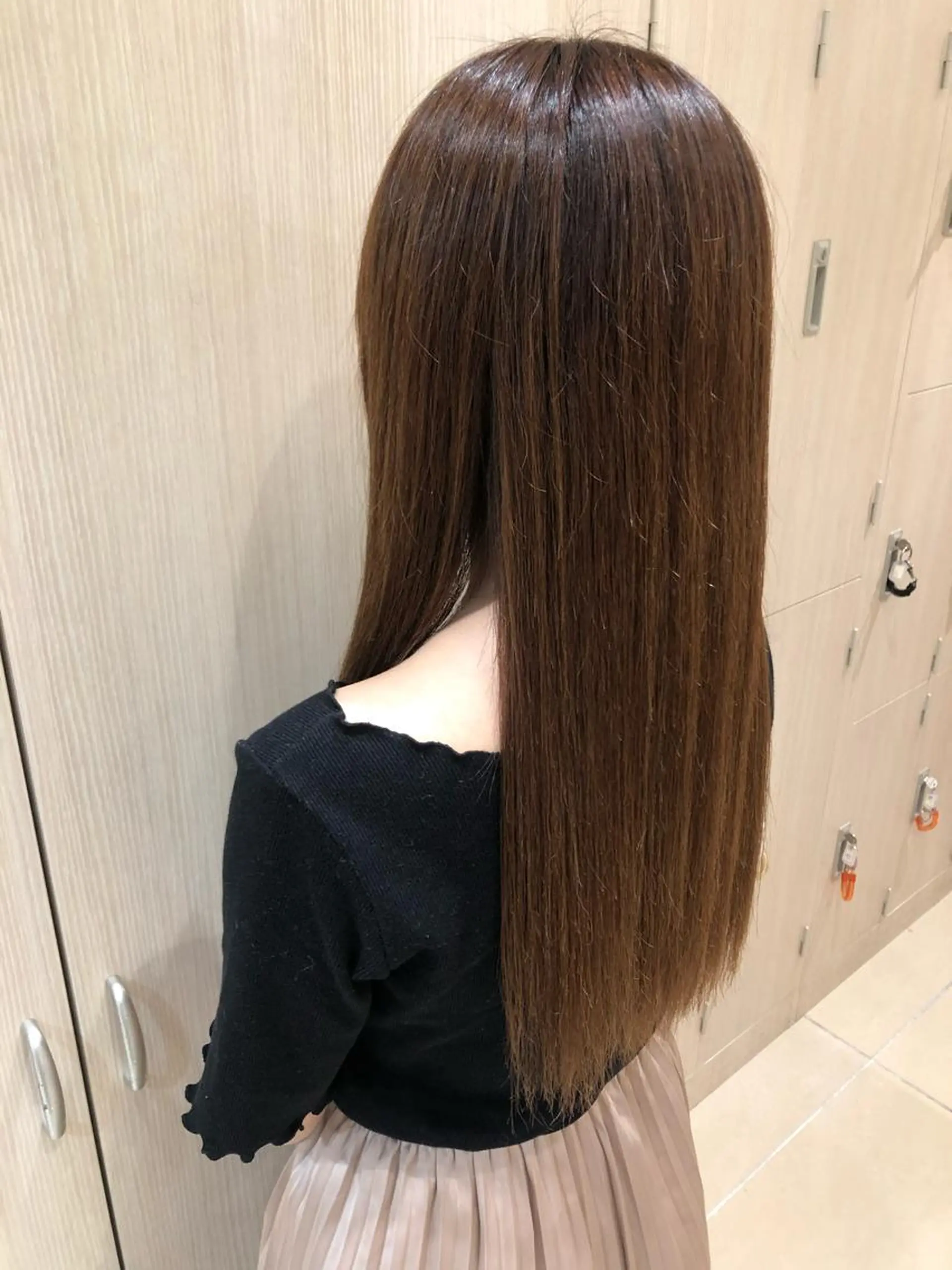 ロング パーマ 縮毛矯正 韓国ヘアメイク🎀/ 縮毛矯正✨山本媛香のヘアスタイル