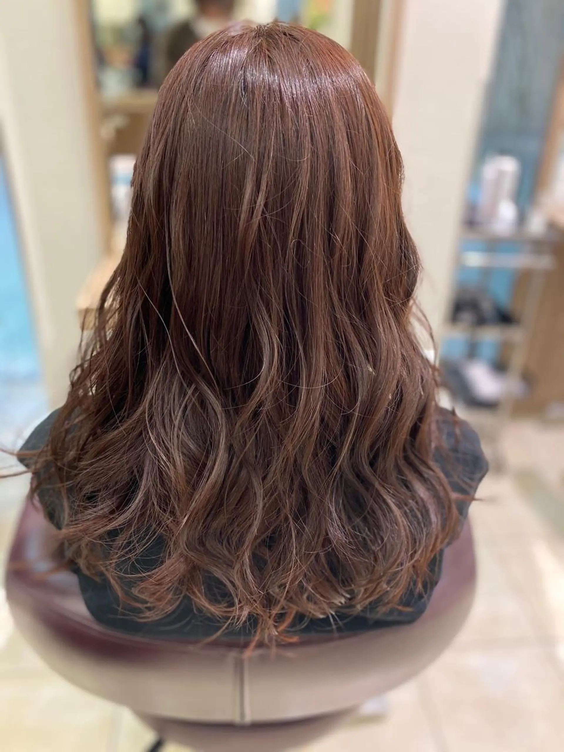 ミディアム カラー ベージュカラー ピンクカラー ピンクベージュ 【北千住垢抜け】 Kentaのヘアスタイル