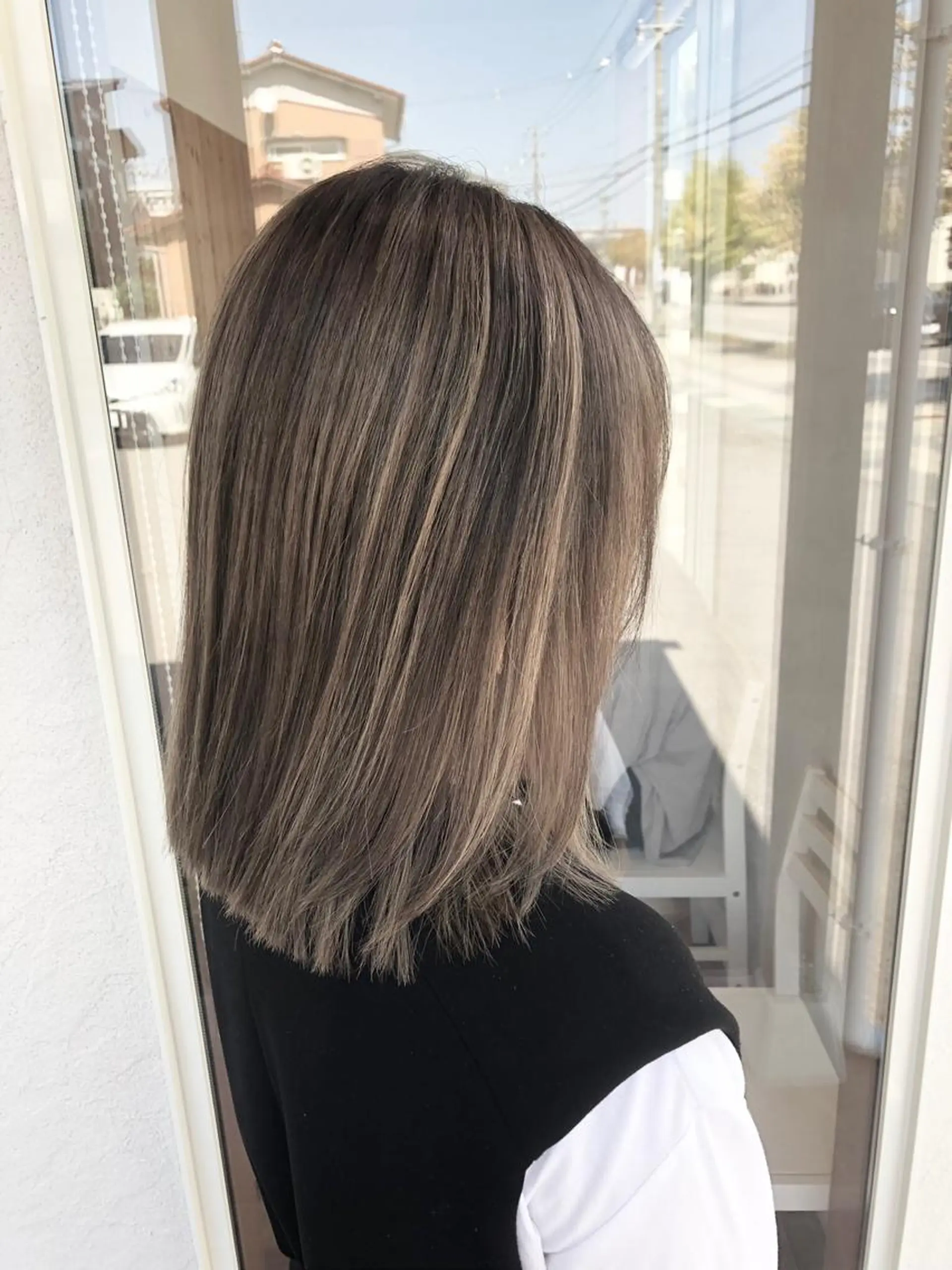 ミディアム カラー ヘアカラー LOOP hairのヘアスタイル