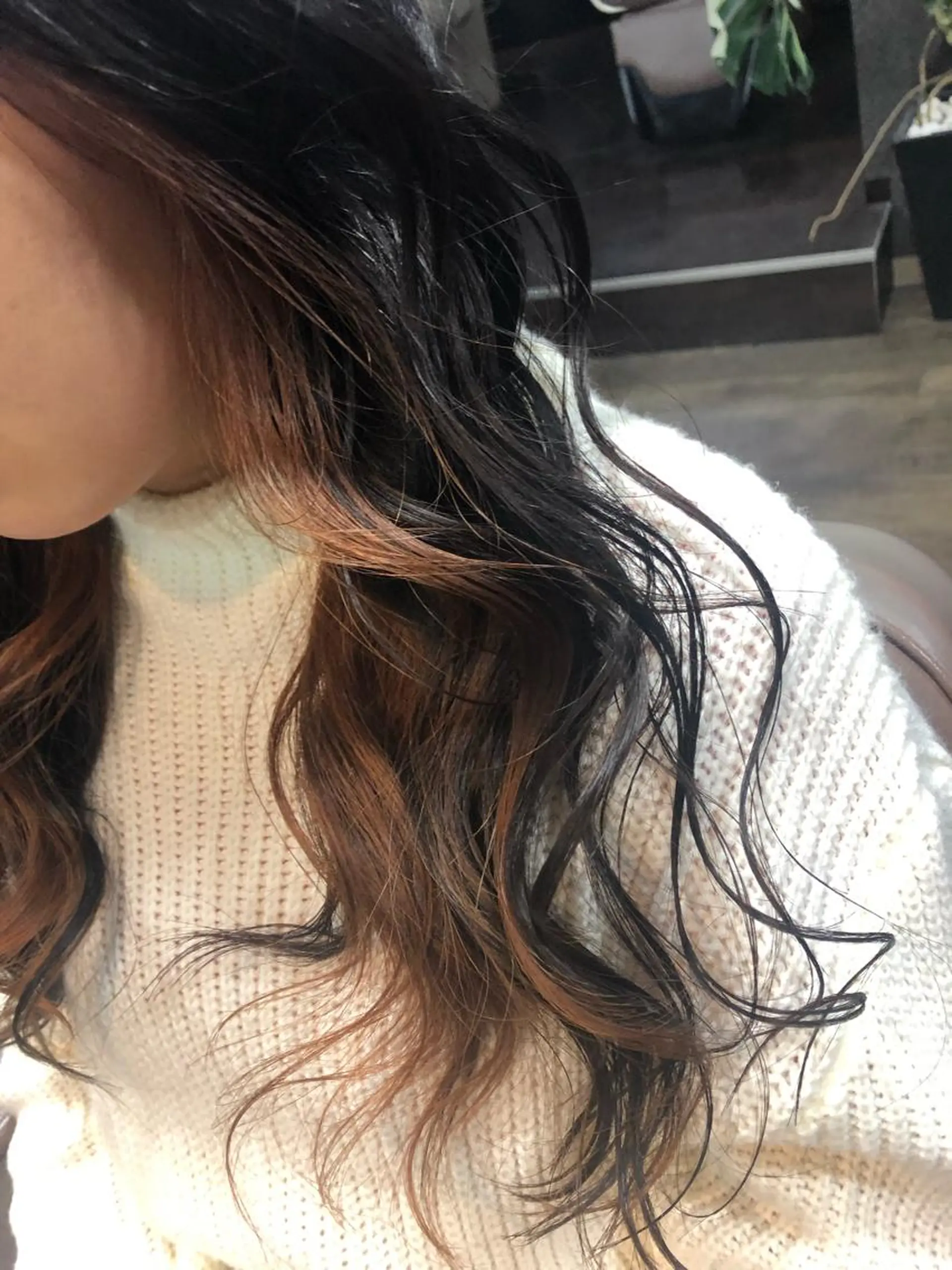 ロング カラー カット ヘアカラー トリートメント pep natsumiのヘアスタイル