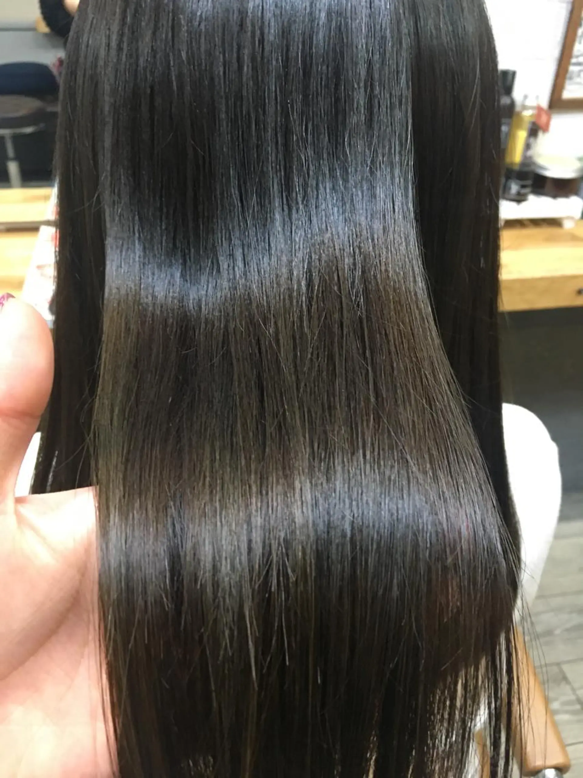 セミロング カラー トリートメント メンズhair /こえびのヘアスタイル