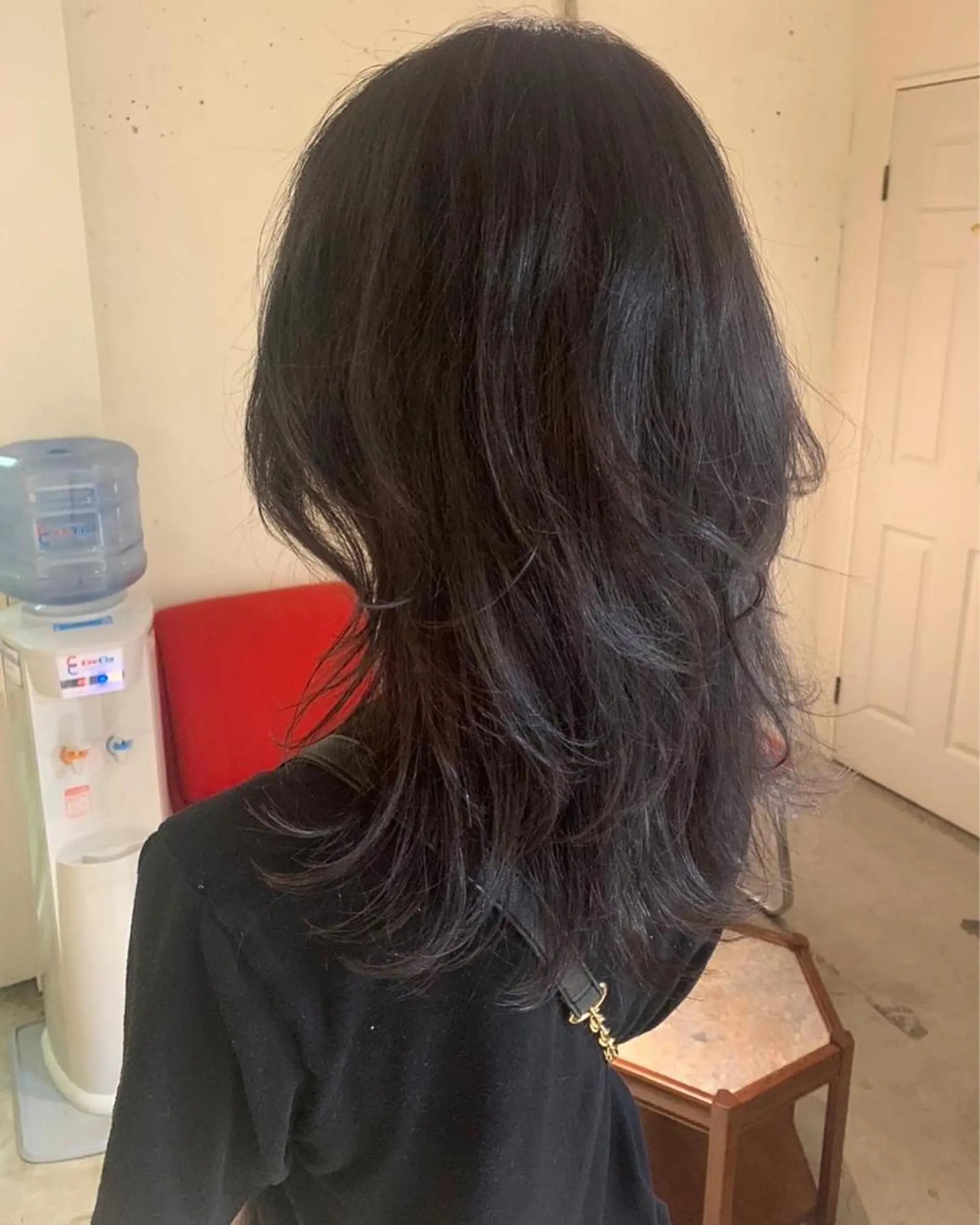 セミロング カラー パーマ美容師 hanaのヘアスタイル