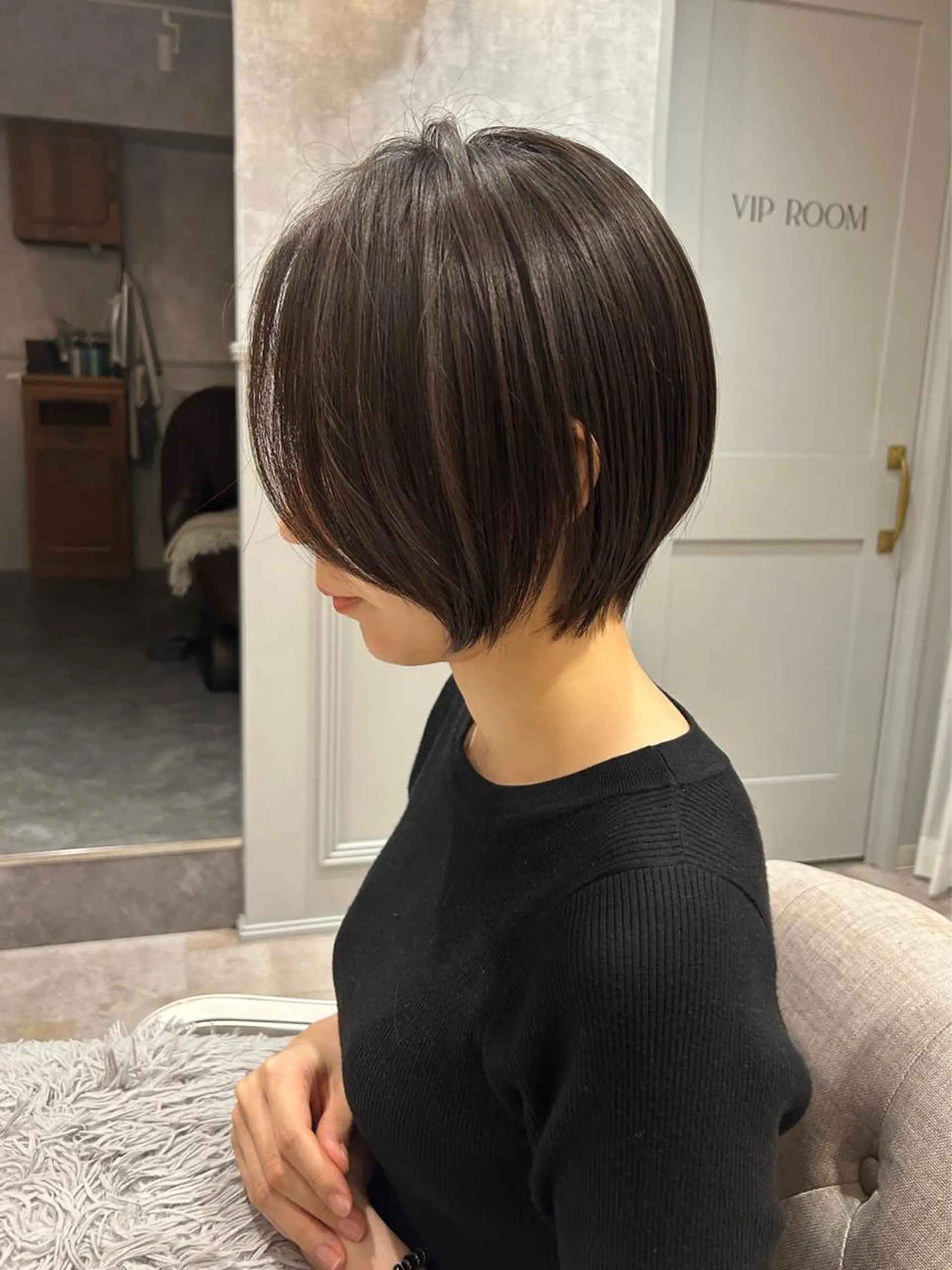 ショート 小野 明日香のヘアスタイル