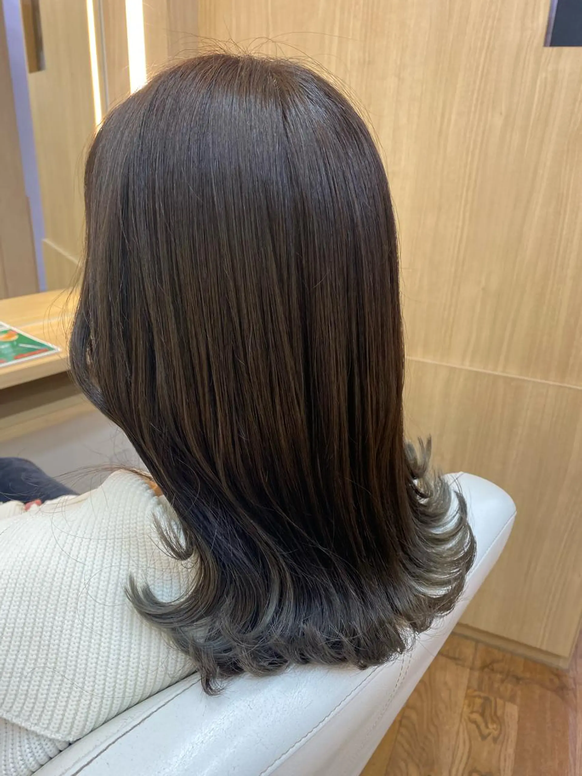 ミディアム ヘアアレンジ 外ハネヘア 韓国ヘア sasugaのヘアスタイル