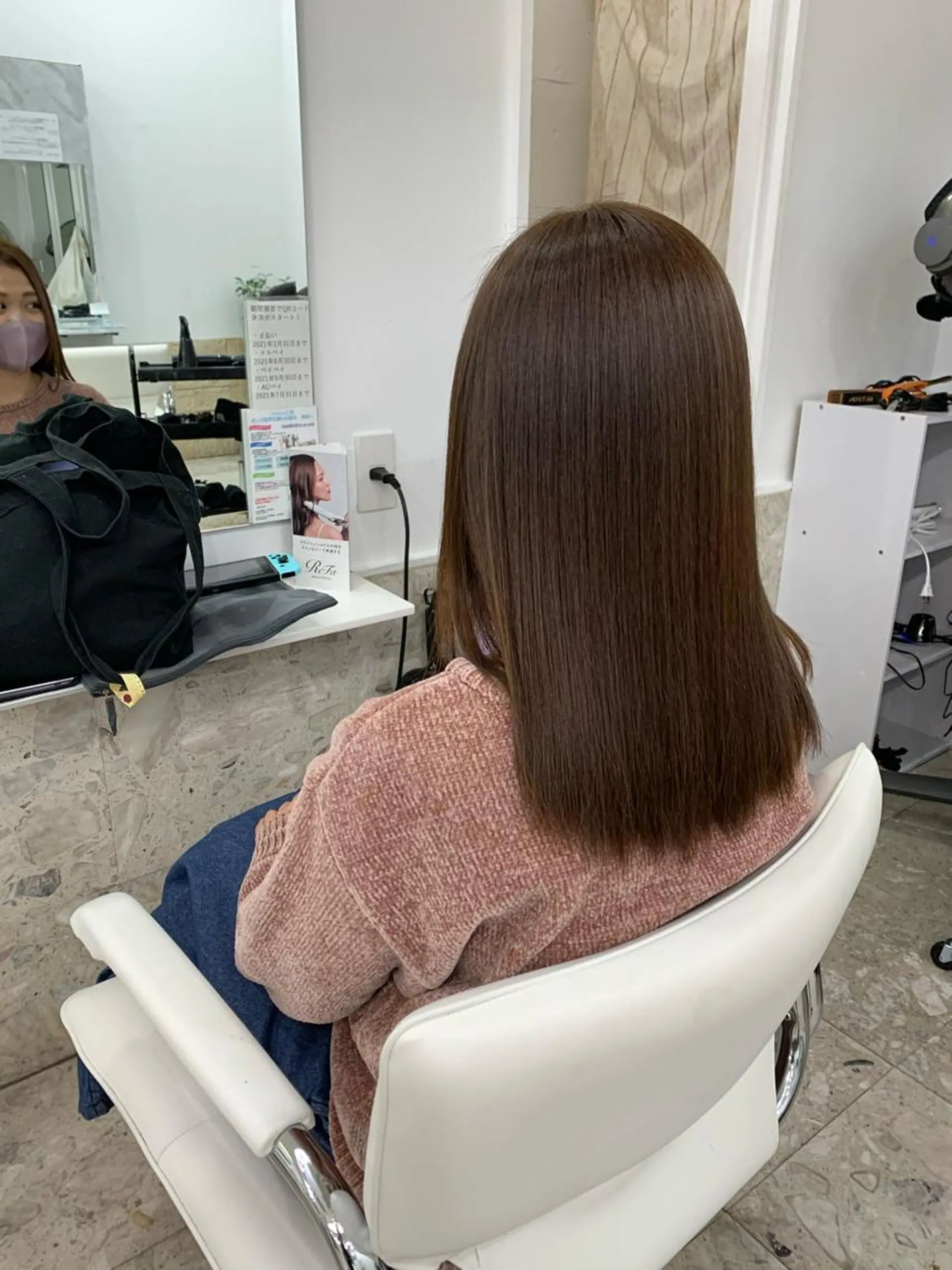 ロング 縮毛矯正 相武台ショート特化 💐川崎希💐のヘアスタイル