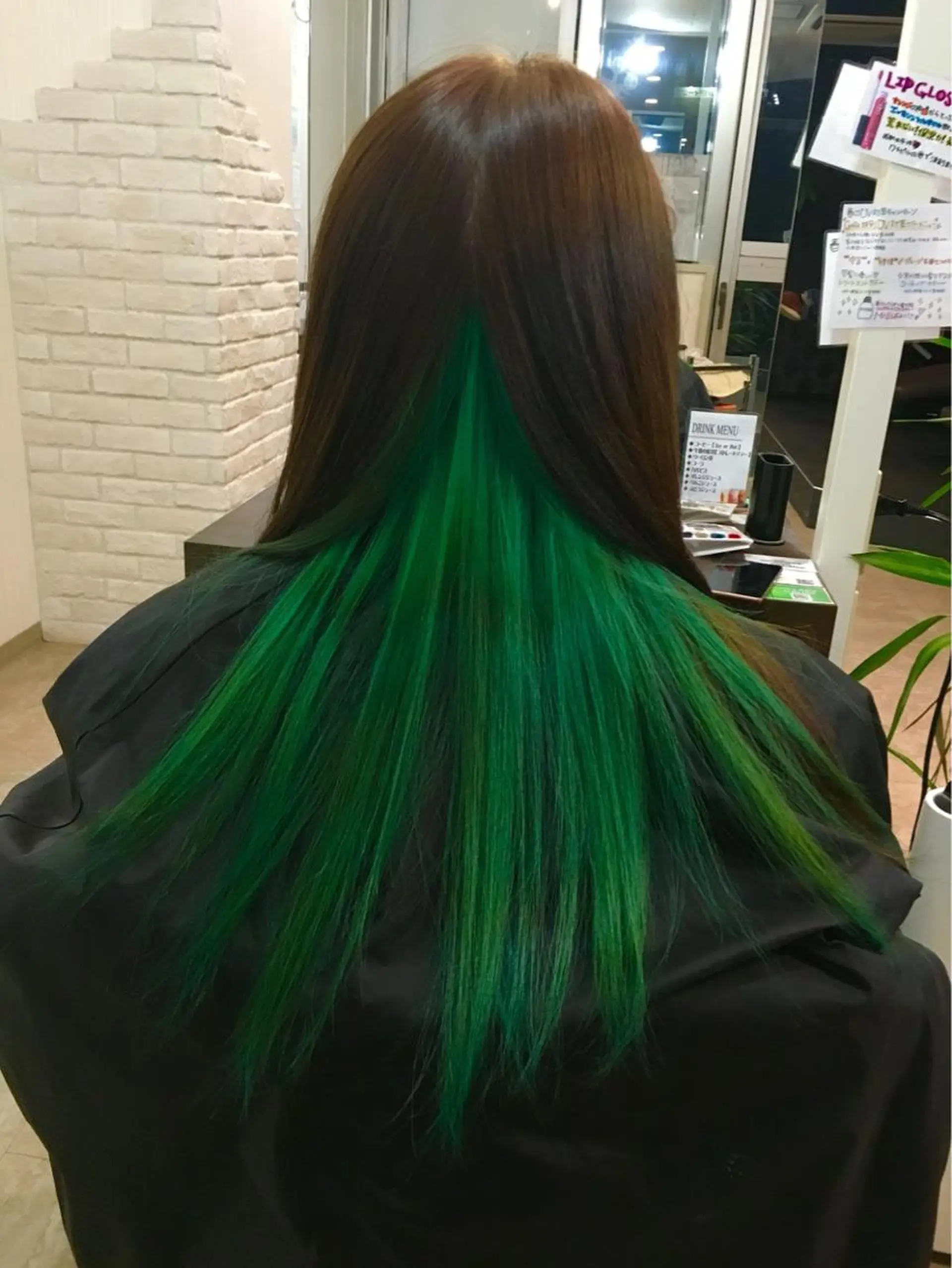 ロング カラー インナーカラー パーマPrivate SalonNoa名駅のヘアスタイル