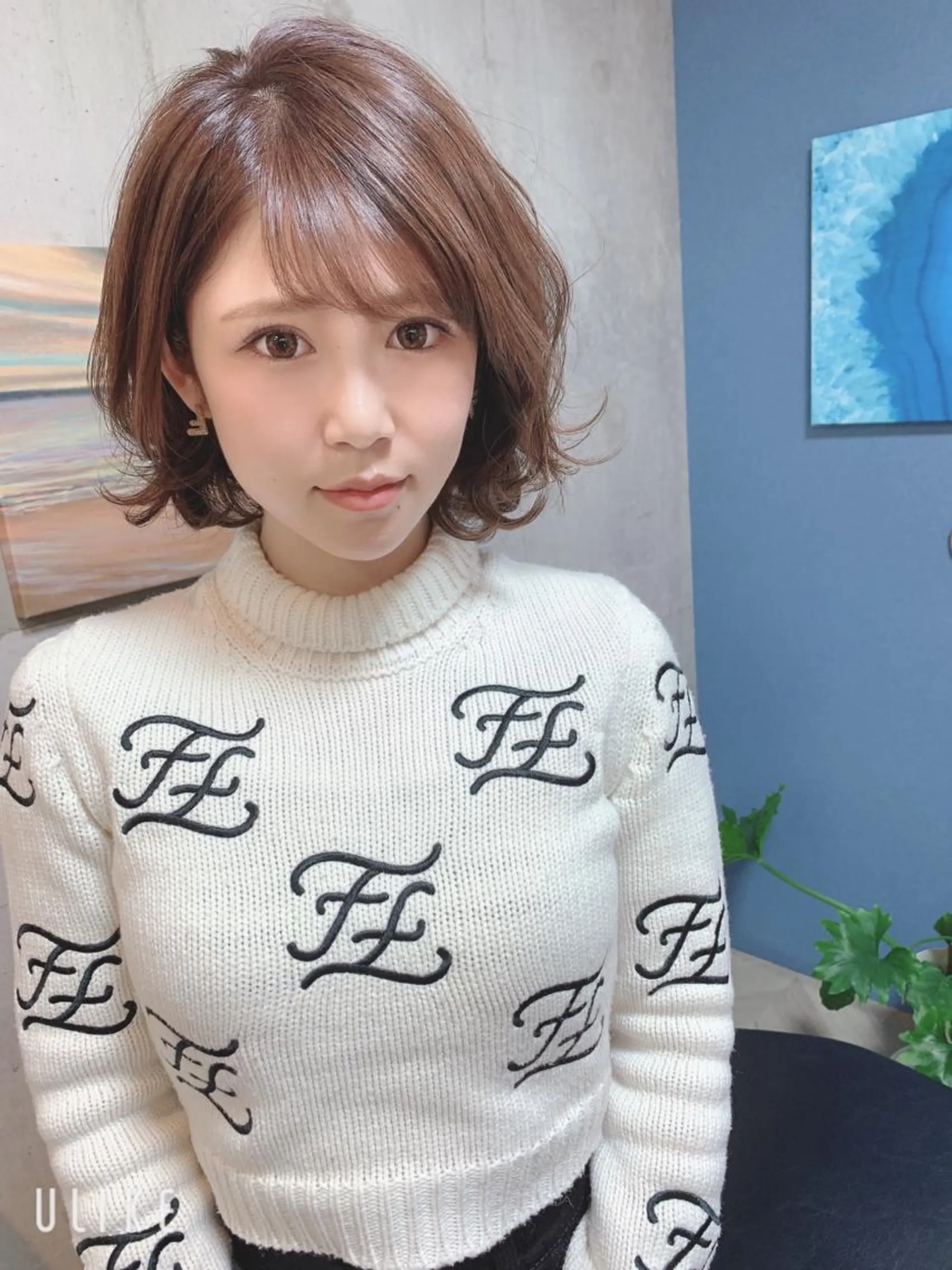 ショート カラー ボブ 外ハネヘア カット ヘアカラー トリートメント Beach private salon所属・Beach 代表 KENTAのヘアスタイル