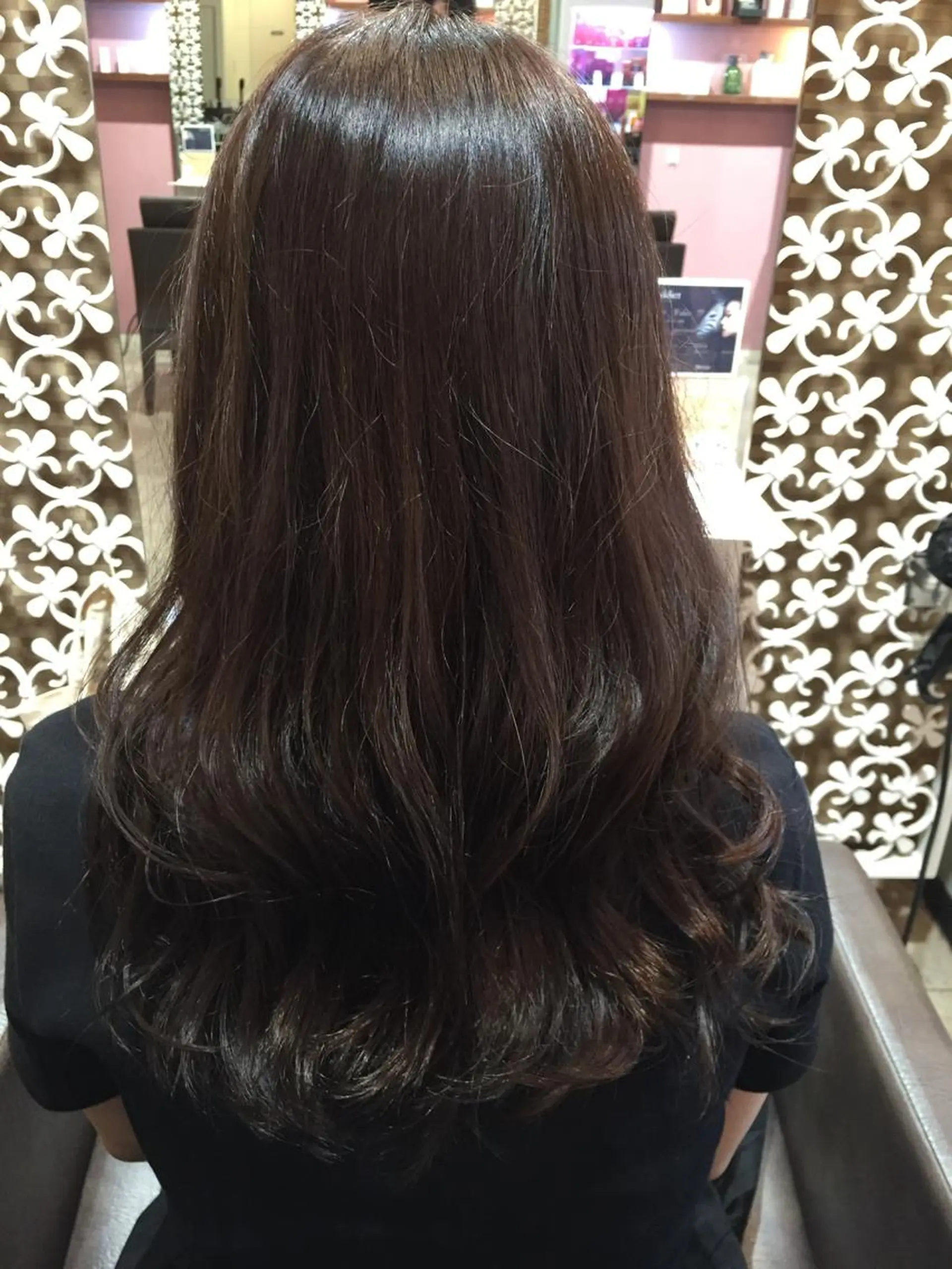 セミロング カラー カット ヘアカラー トリートメント 髪質改善/痛ませ ないカラー/西村航大のヘアスタイル