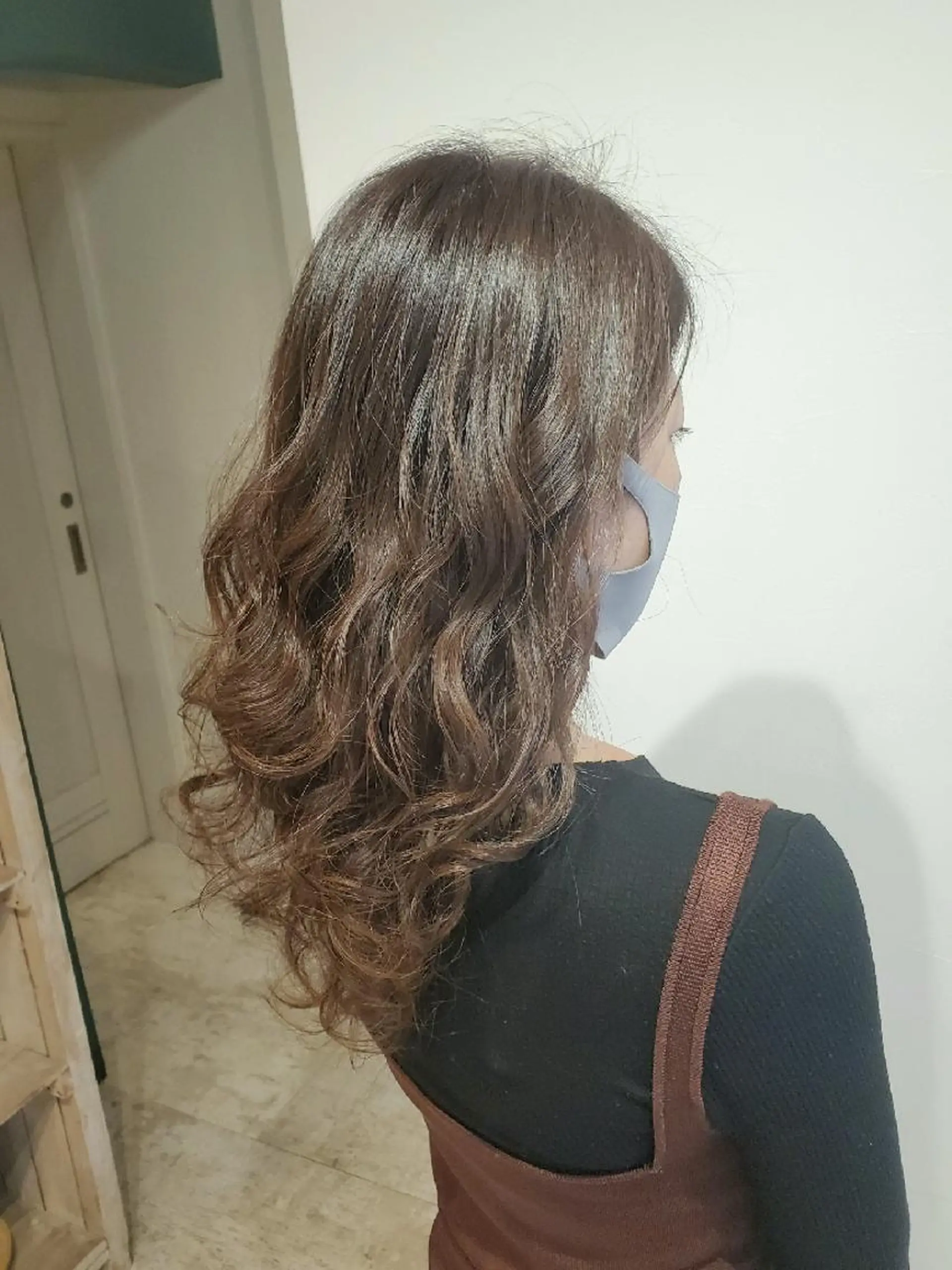 ロング カラー ヘアアレンジ アッシュ 透明感カラー ラベンダーカラー ラベンダーアッシュ 北九州美容室 🕊️わかな✂︎のヘアスタイル