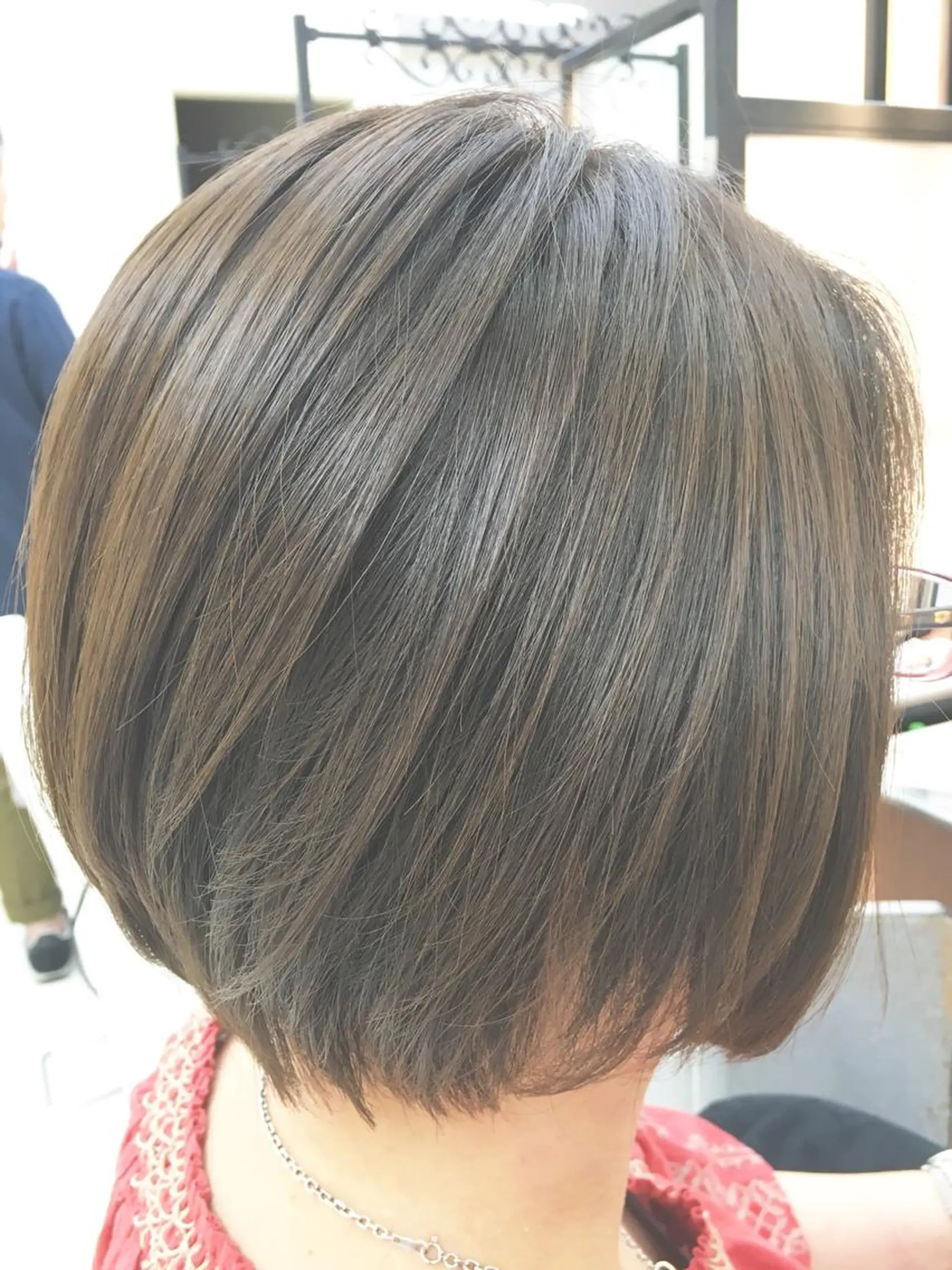 ショート ボブ カット ヘアカラー ブリーチ/バレイヤ ージュ川端裕司のヘアスタイル