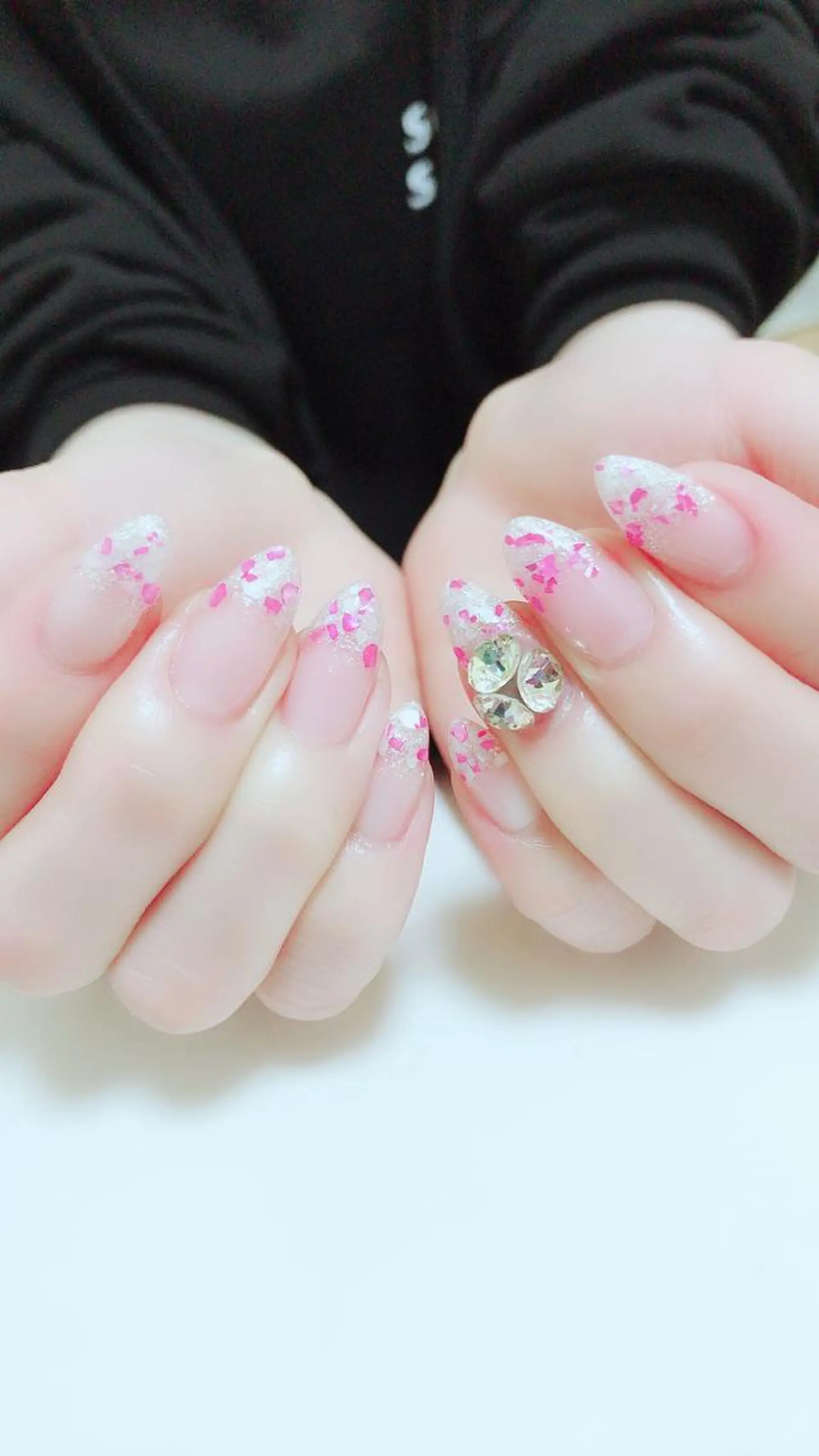 ネイル ジェルネイル ゴージャス グラデーション キラキラネイル ラメ(グリッター) 吉冨 光恵のネイルデザイン