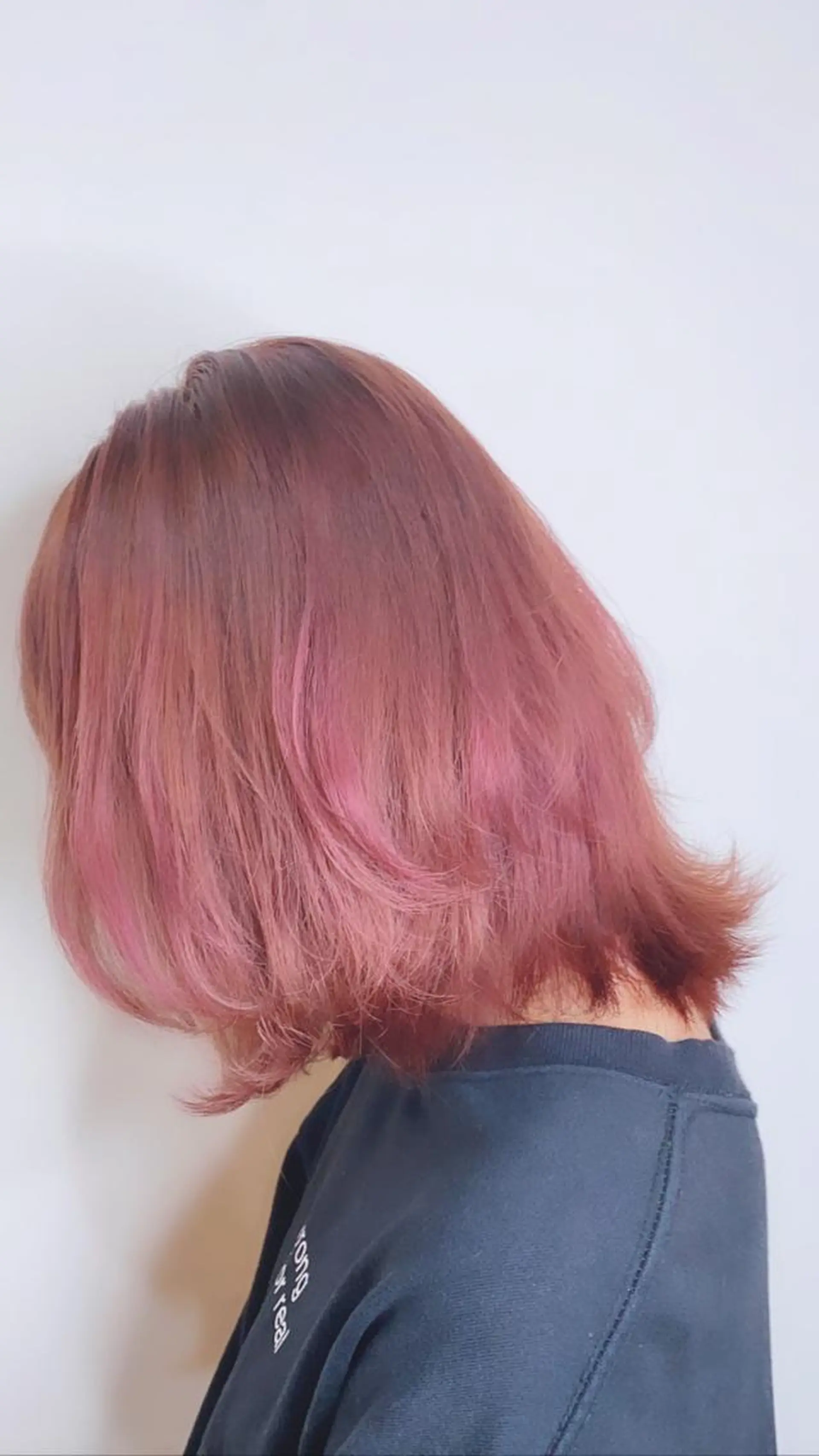 ショート カラー ヘアアレンジ ブリーチ ブリーチなしカラー ピンクカラー アイラッシュ/美容室 個室/瀬戸 一菜のヘアスタイル