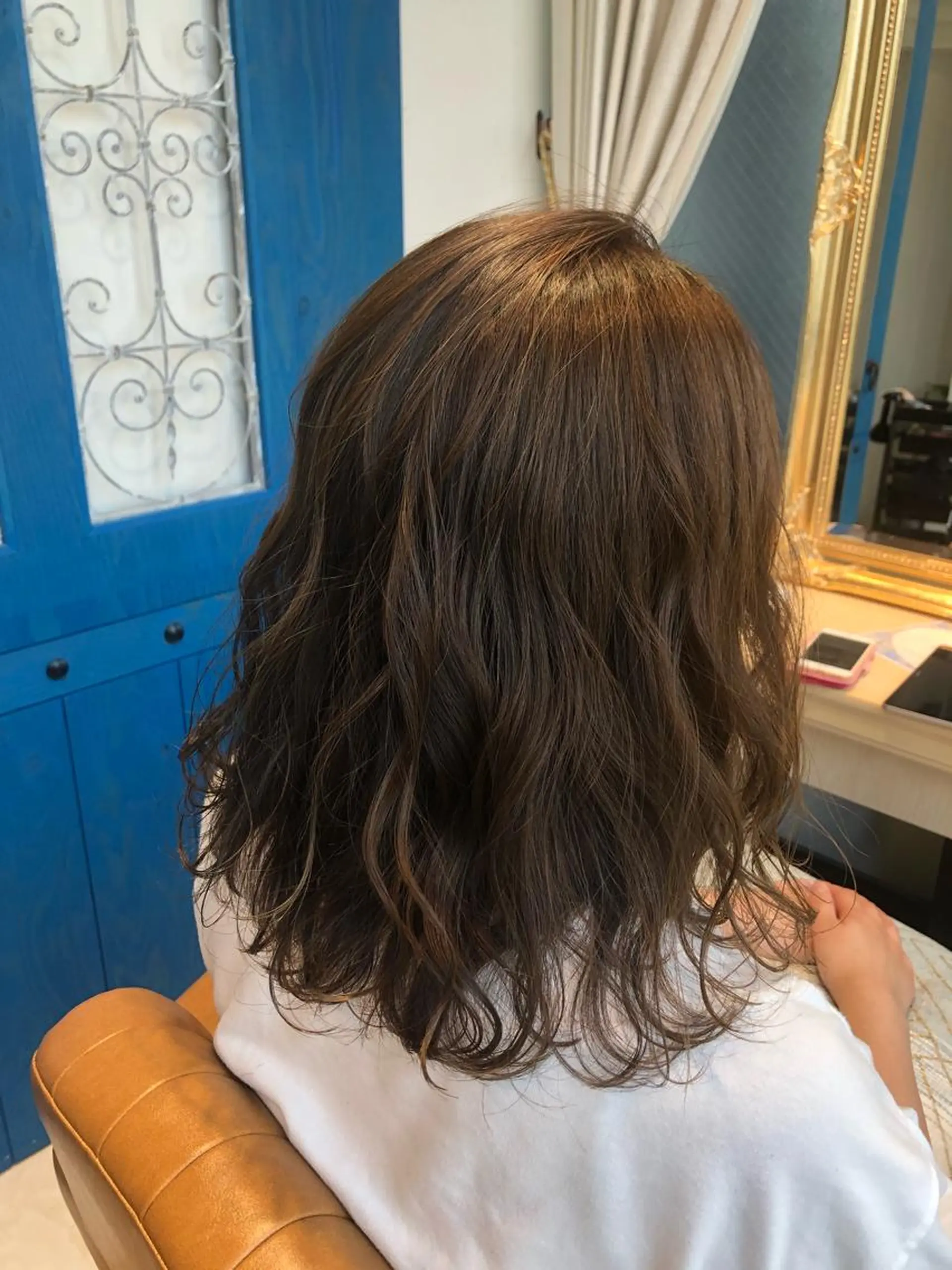 ミディアム カット ヘアカラー トリートメント 代表山口ひな 髪質改善のプロのヘアスタイル