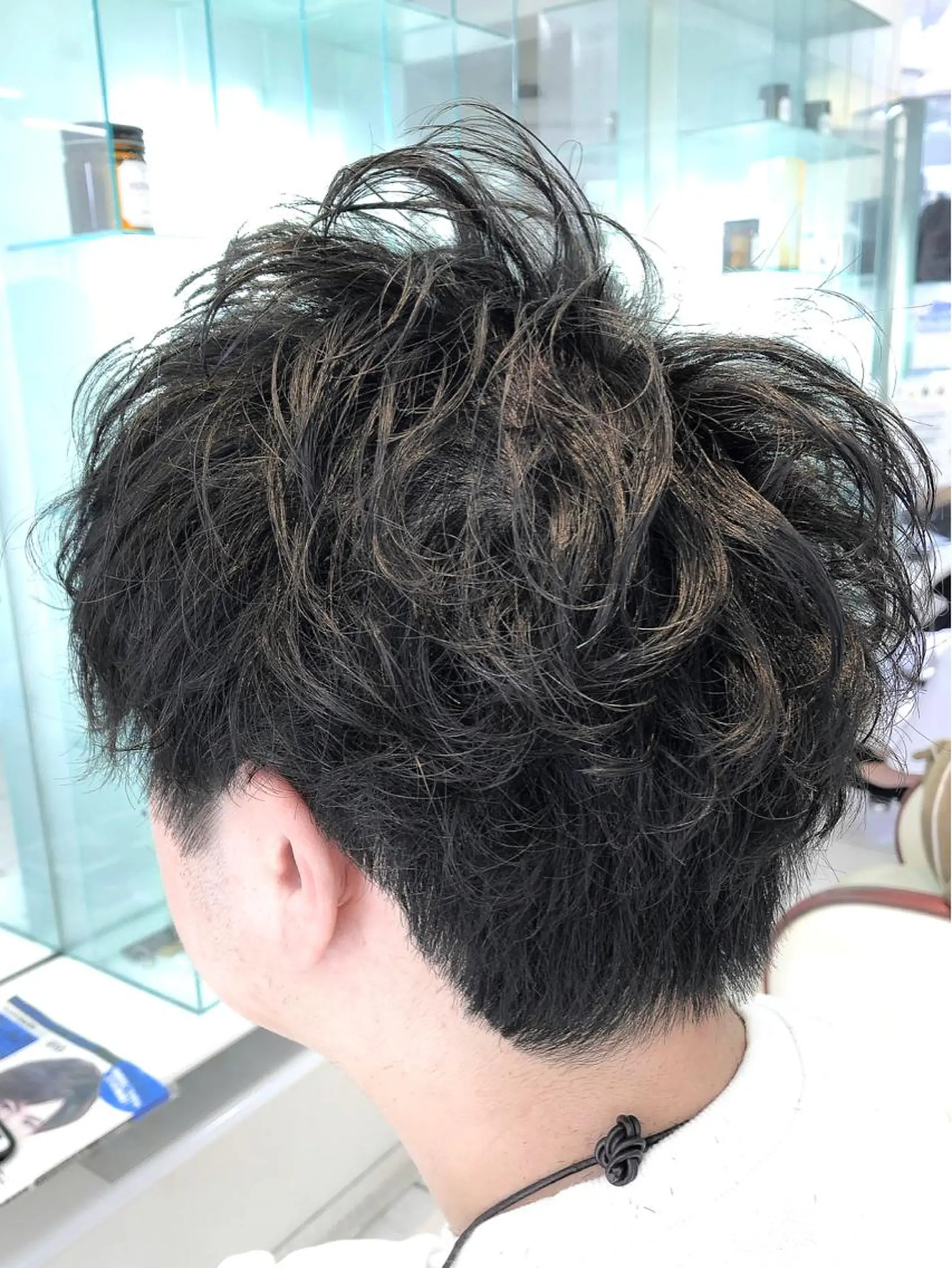 パーマ メンズ 保住 亮太のヘアスタイル