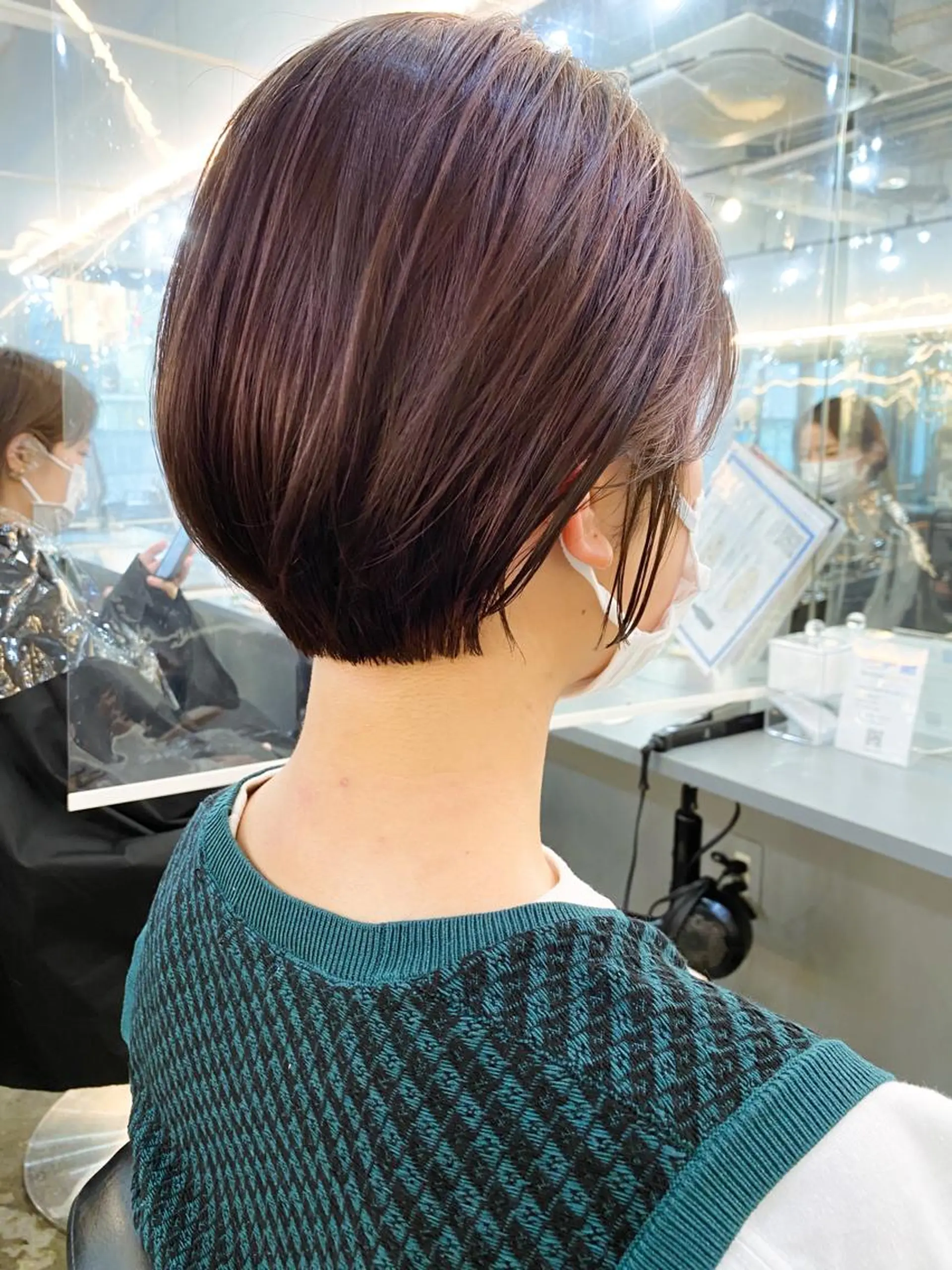 ショート ショートボブ ボブ ショートヘア カット ヘアカラー トリートメント アンニュイレイヤー/ 火ノ見🪡のヘアスタイル