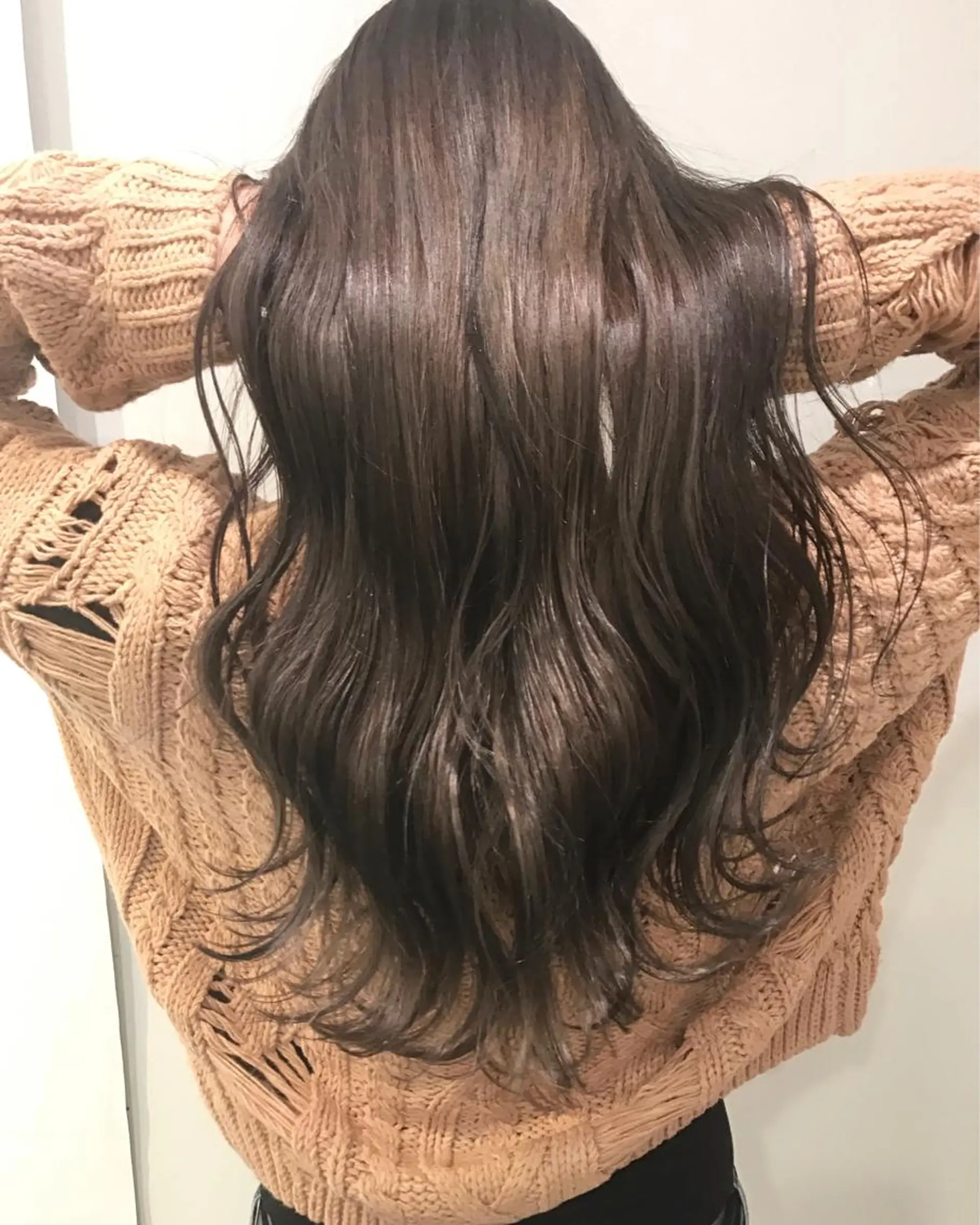 ロング カラー ヘアアレンジ グレージュ ヘアカラー トリートメント 縮毛矯正 髪質改善寺坂雄飛💐のヘアスタイル