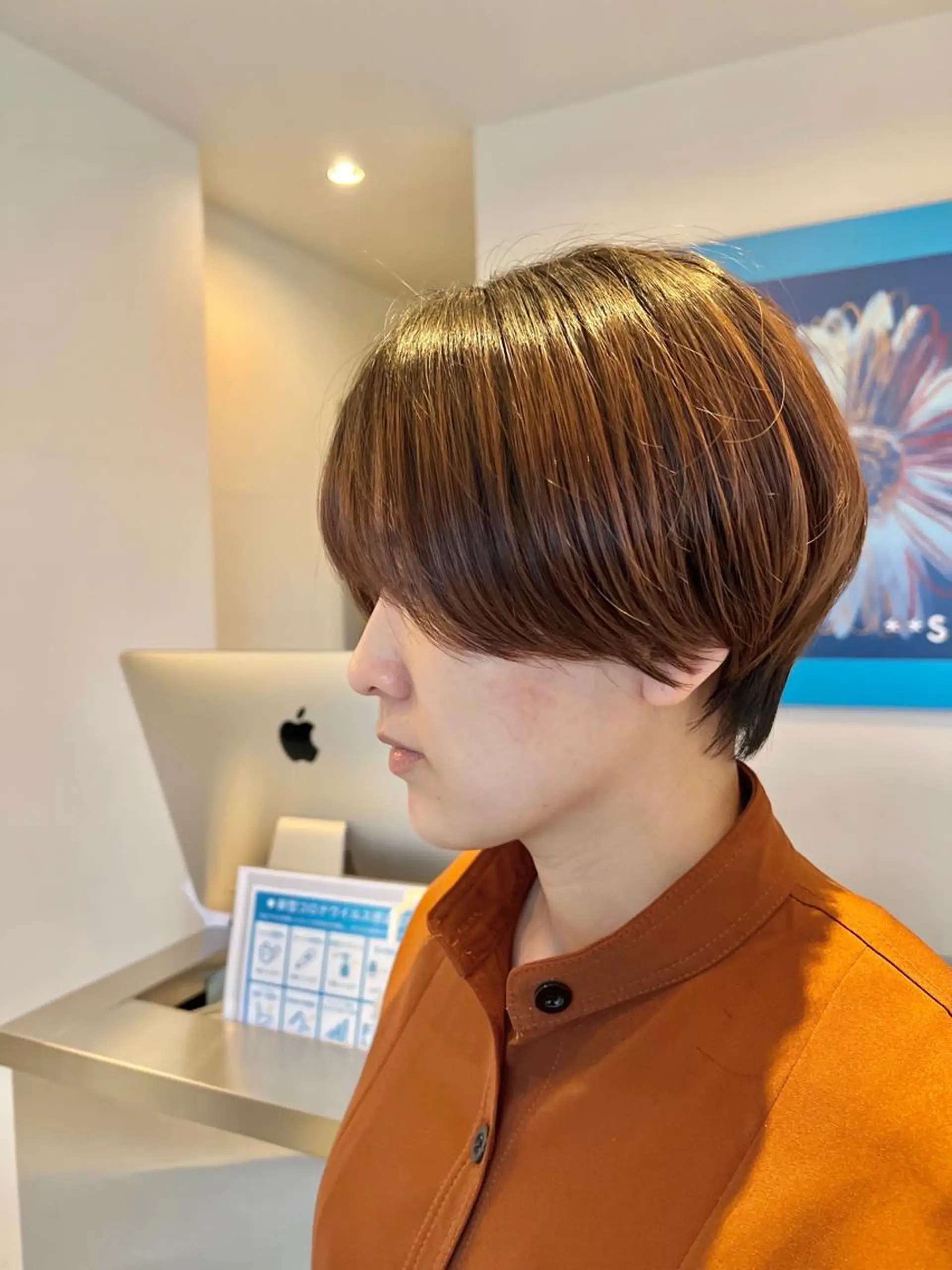 ショート ショートヘア カット ヘアカラー 三好 達也のヘアスタイル