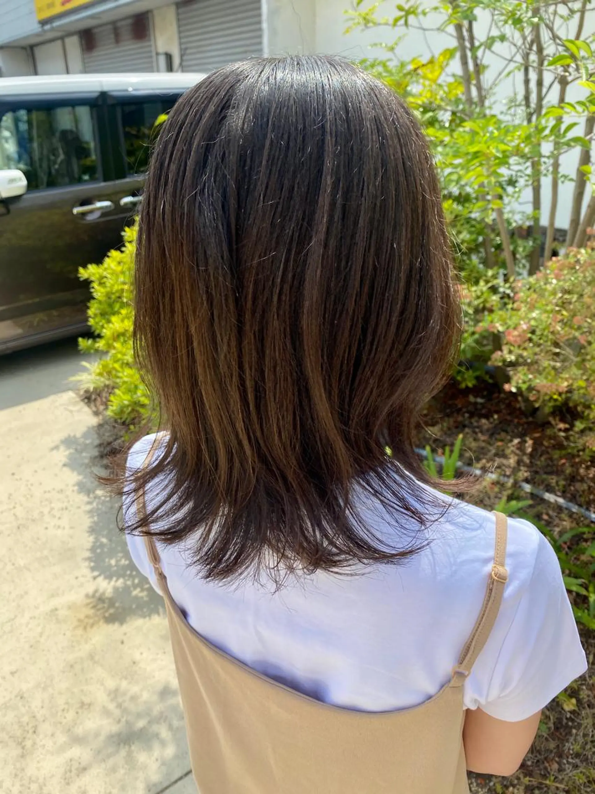 ミディアム カラー INCE HAIR 竹牟礼翔のヘアスタイル