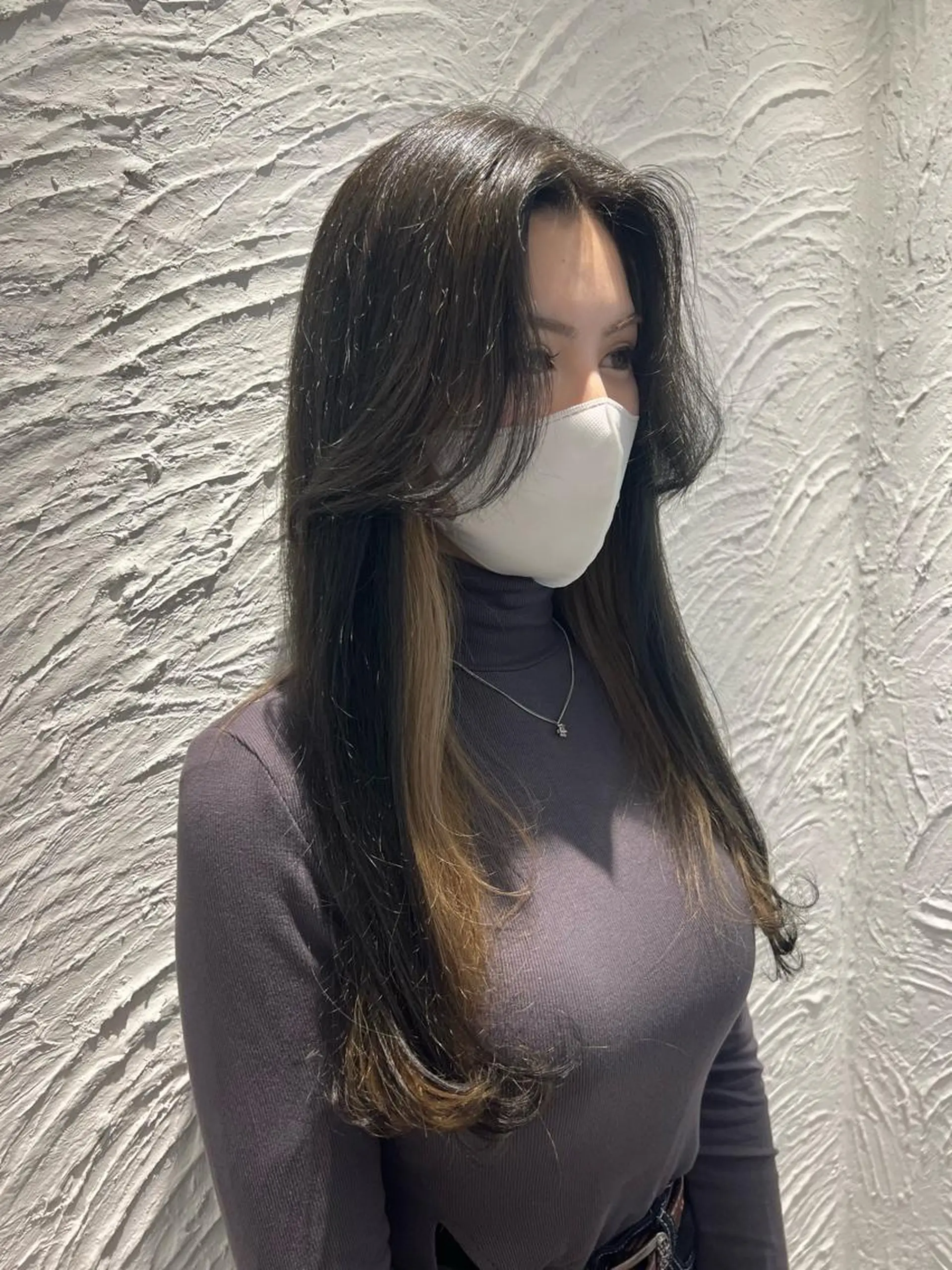 ロング カラー 🥀韓国ヘア🥀 宮津真菜のヘアスタイル