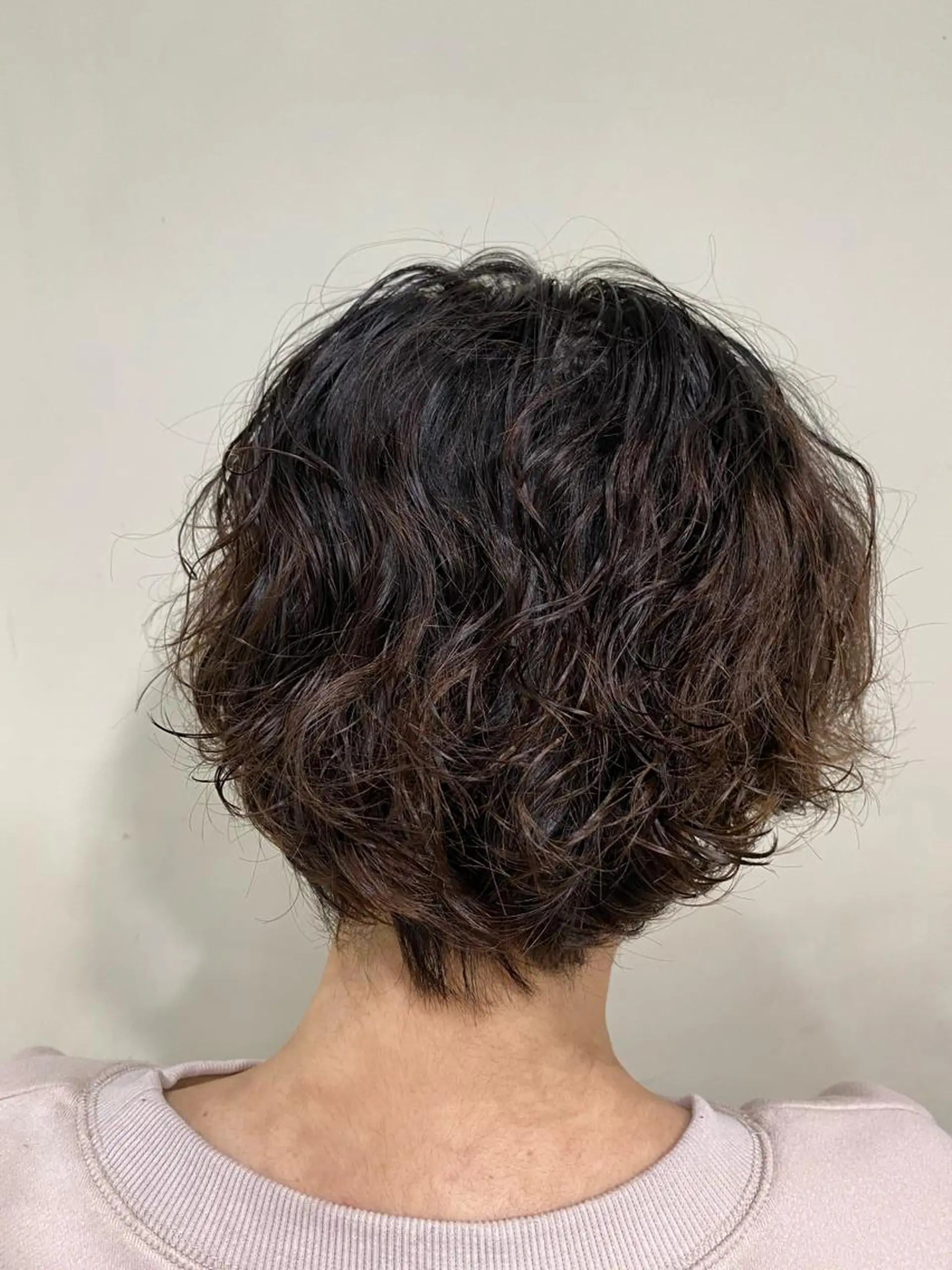 ショート パーマ メンズブリーチカラー /パーマ ごーた立川のヘアスタイル