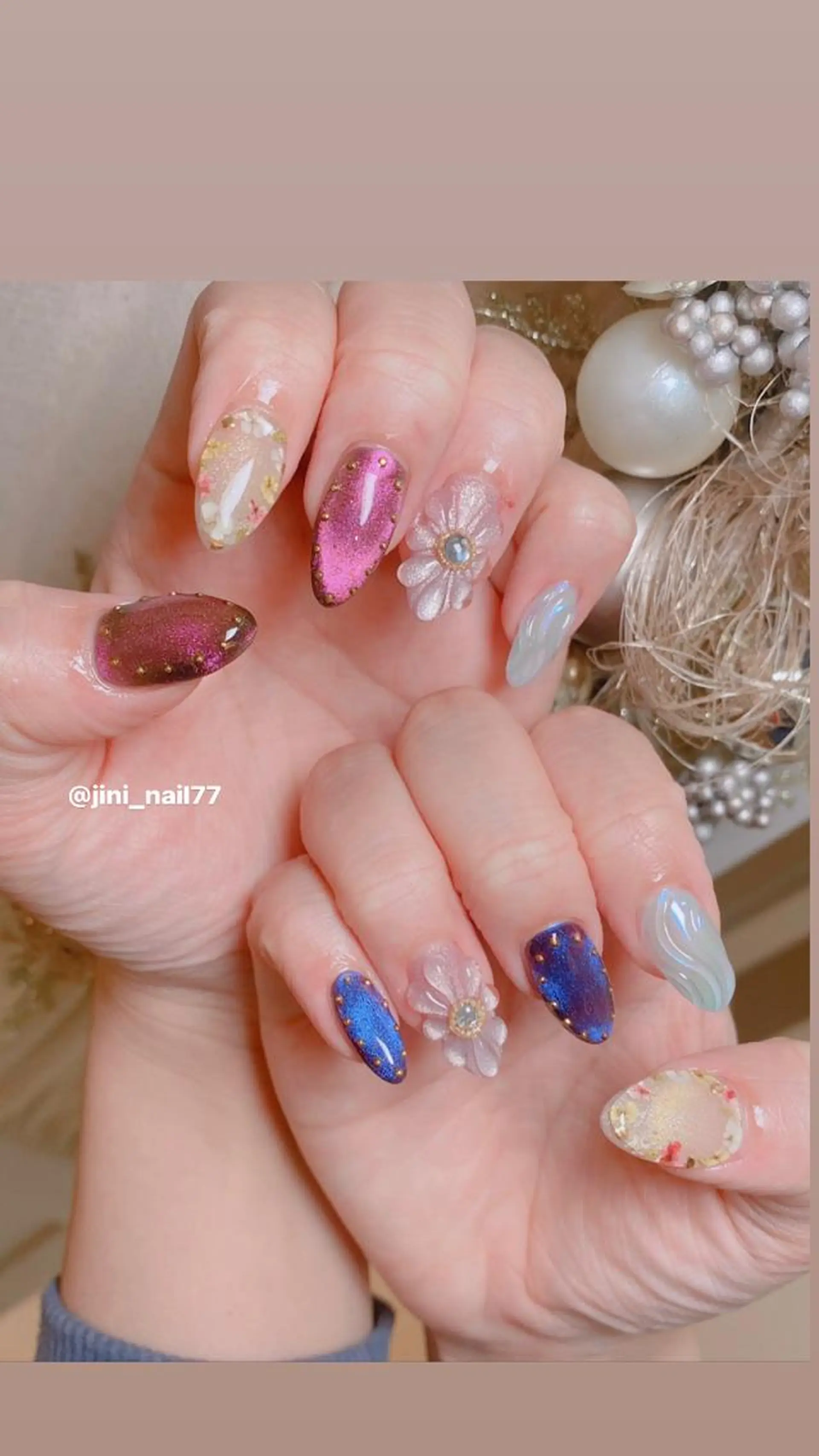 ネイル ハンドネイル JINI NAIL所属・ジニ ネイルのネイルデザイン