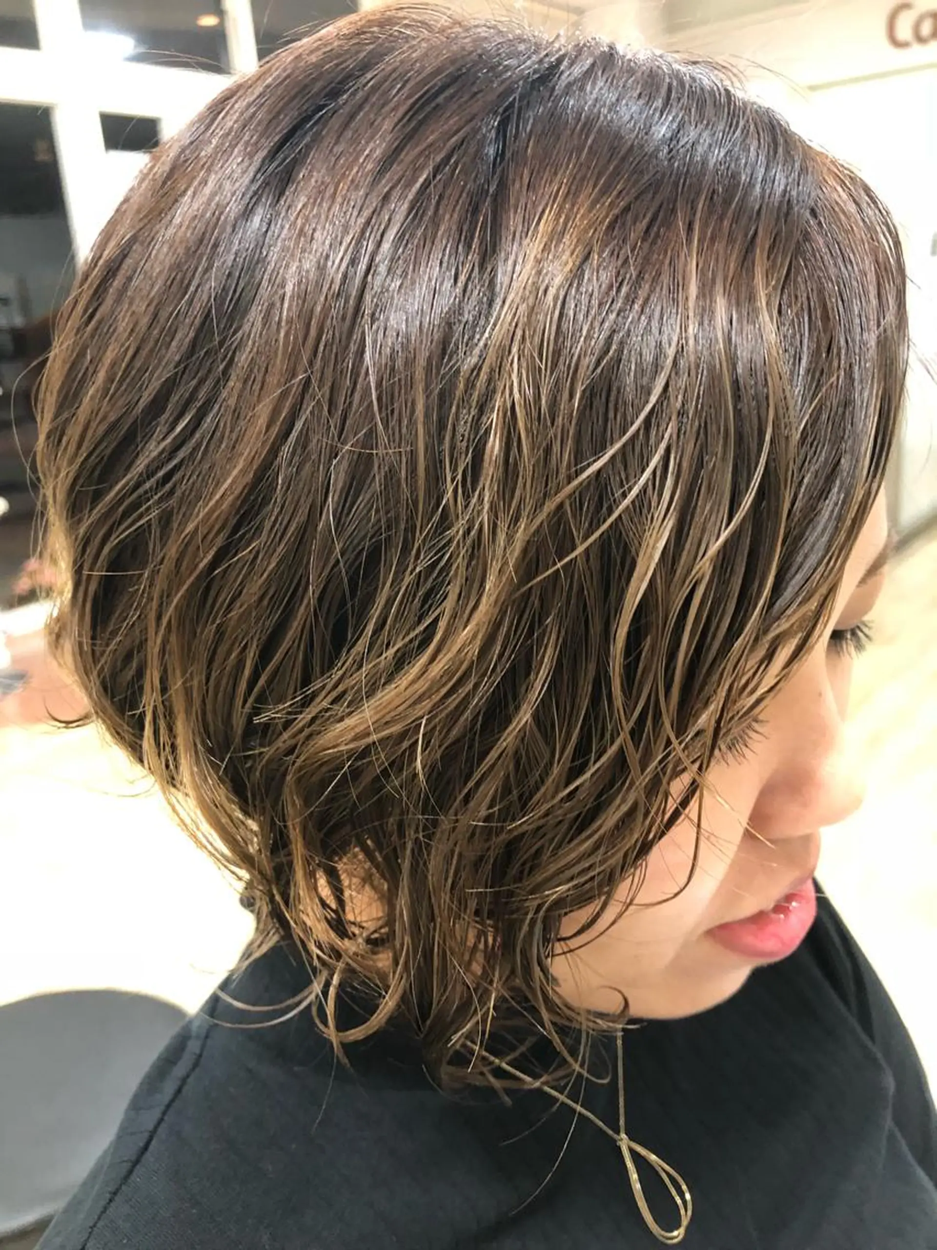 ショート パーマ Snaly カラー特化ページのヘアスタイル