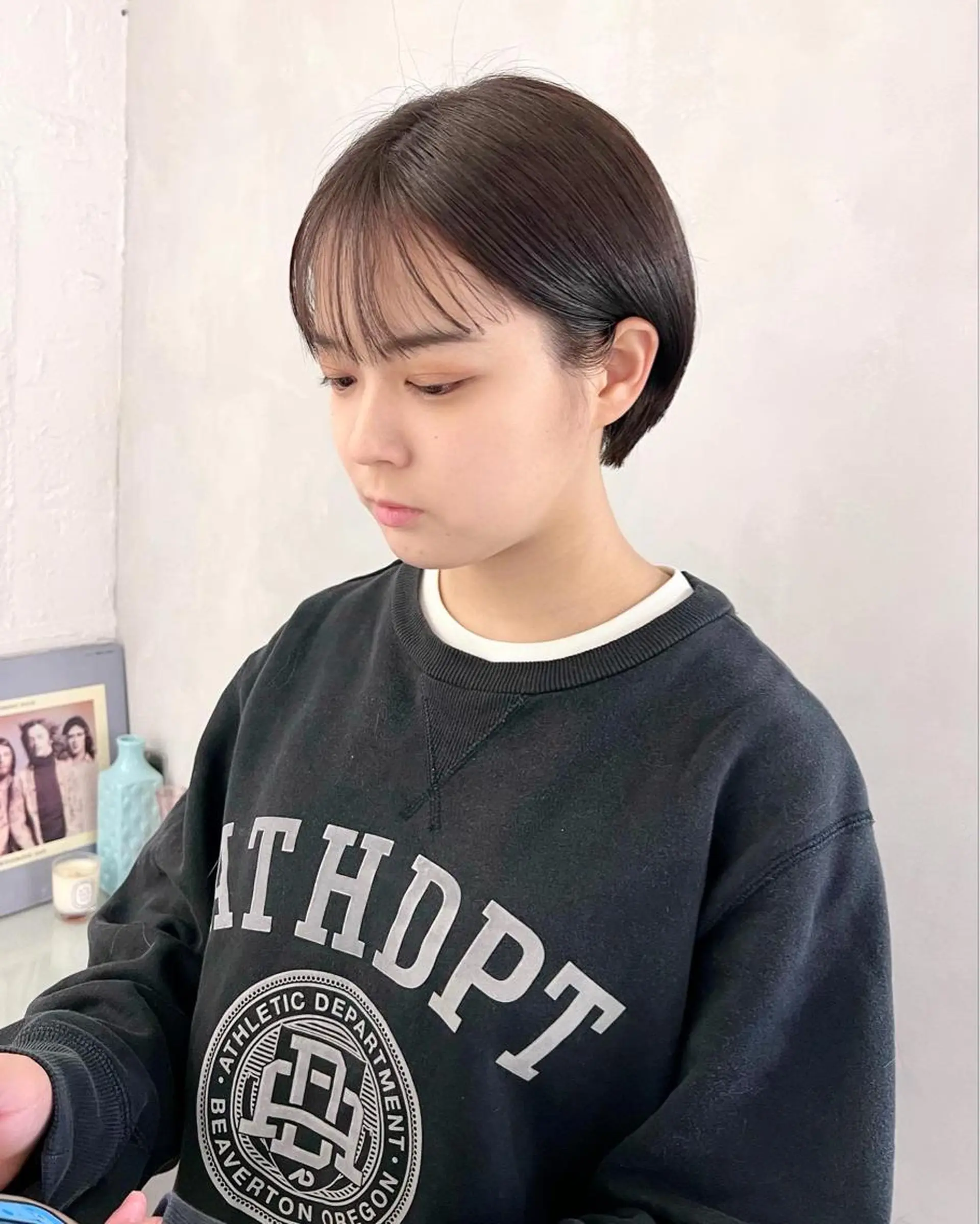 ショート カット ヘアカラー トリートメント カット特化 /BLUET/新宿のヘアスタイル