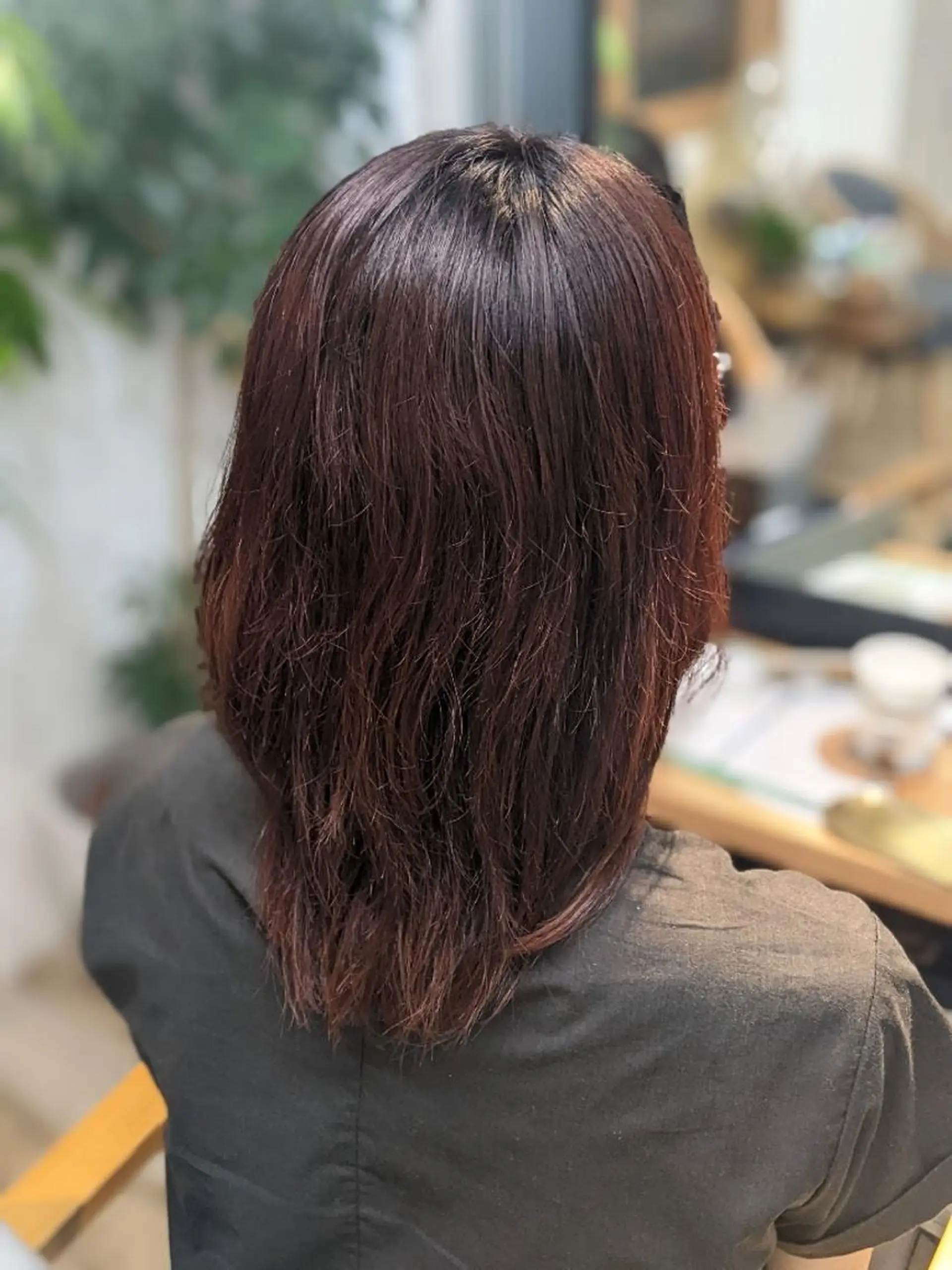 ミディアム カラー ブラウンカラー Kokeshi/吹上 /Rymlhairのヘアスタイル