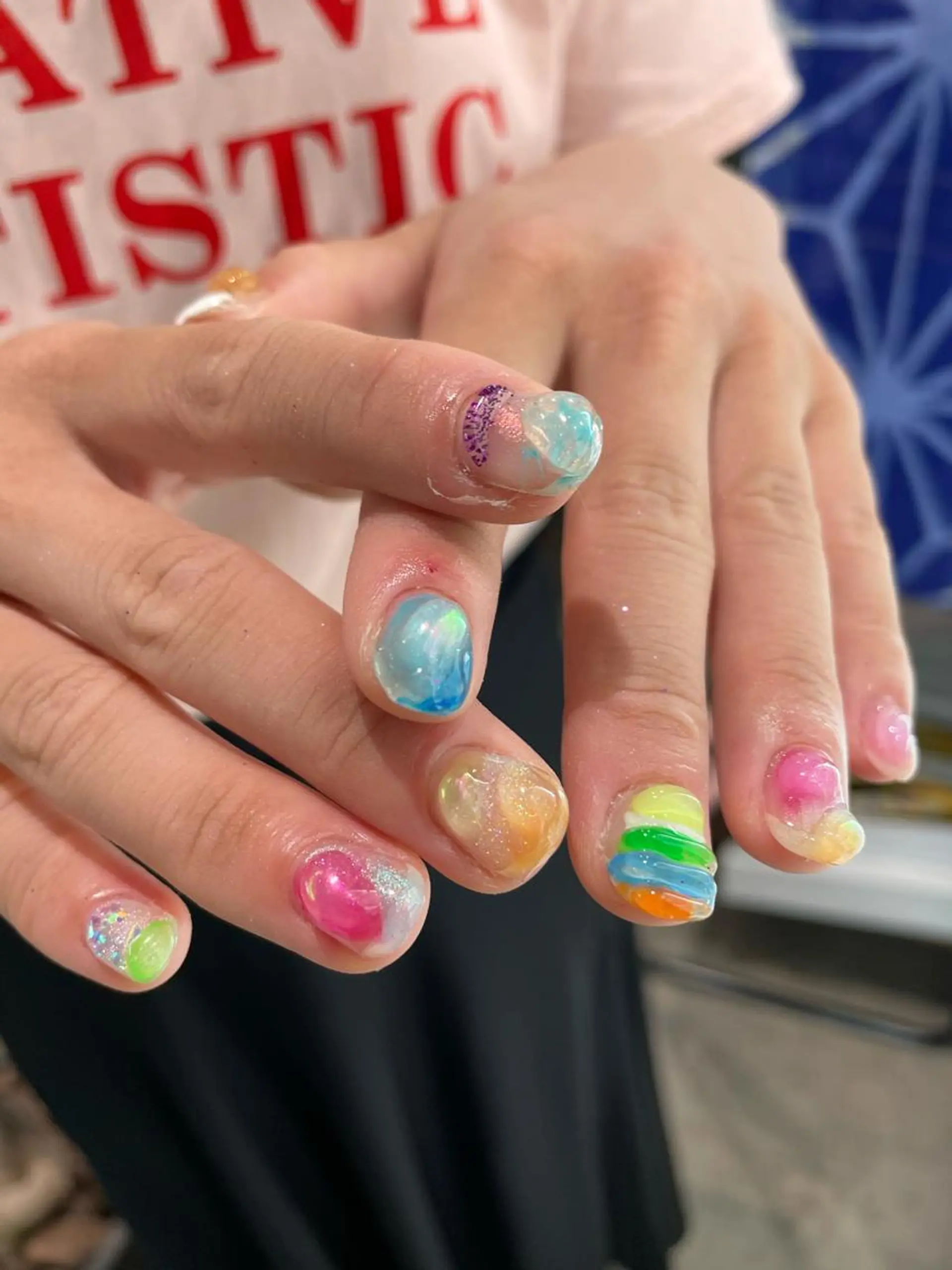 ネイル ハンドネイル ナチュラル透明感🌱 小山美樹子のヘアスタイル