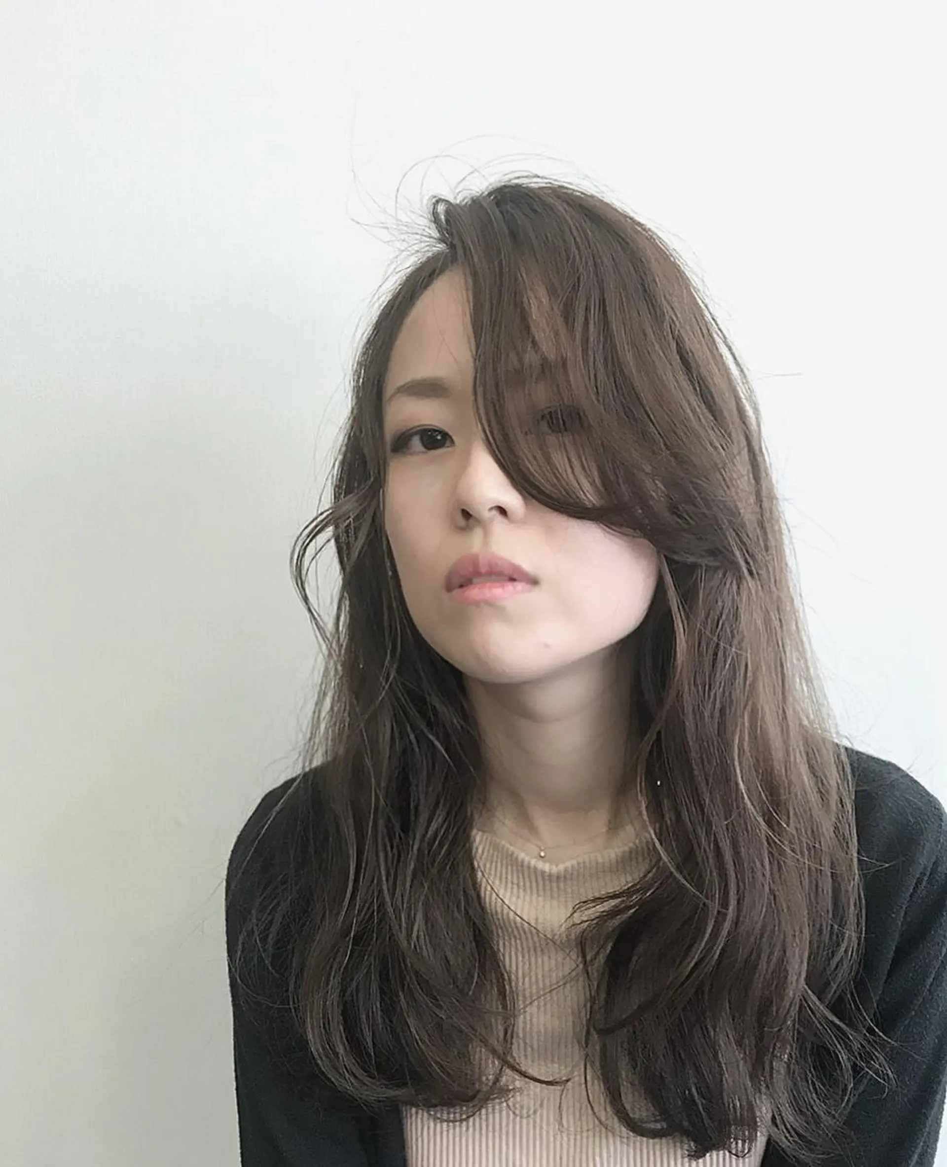 ロング カラー パーマ ロング ブリーチ毛でもできる 髪質改善縮毛MIHOのヘアスタイル