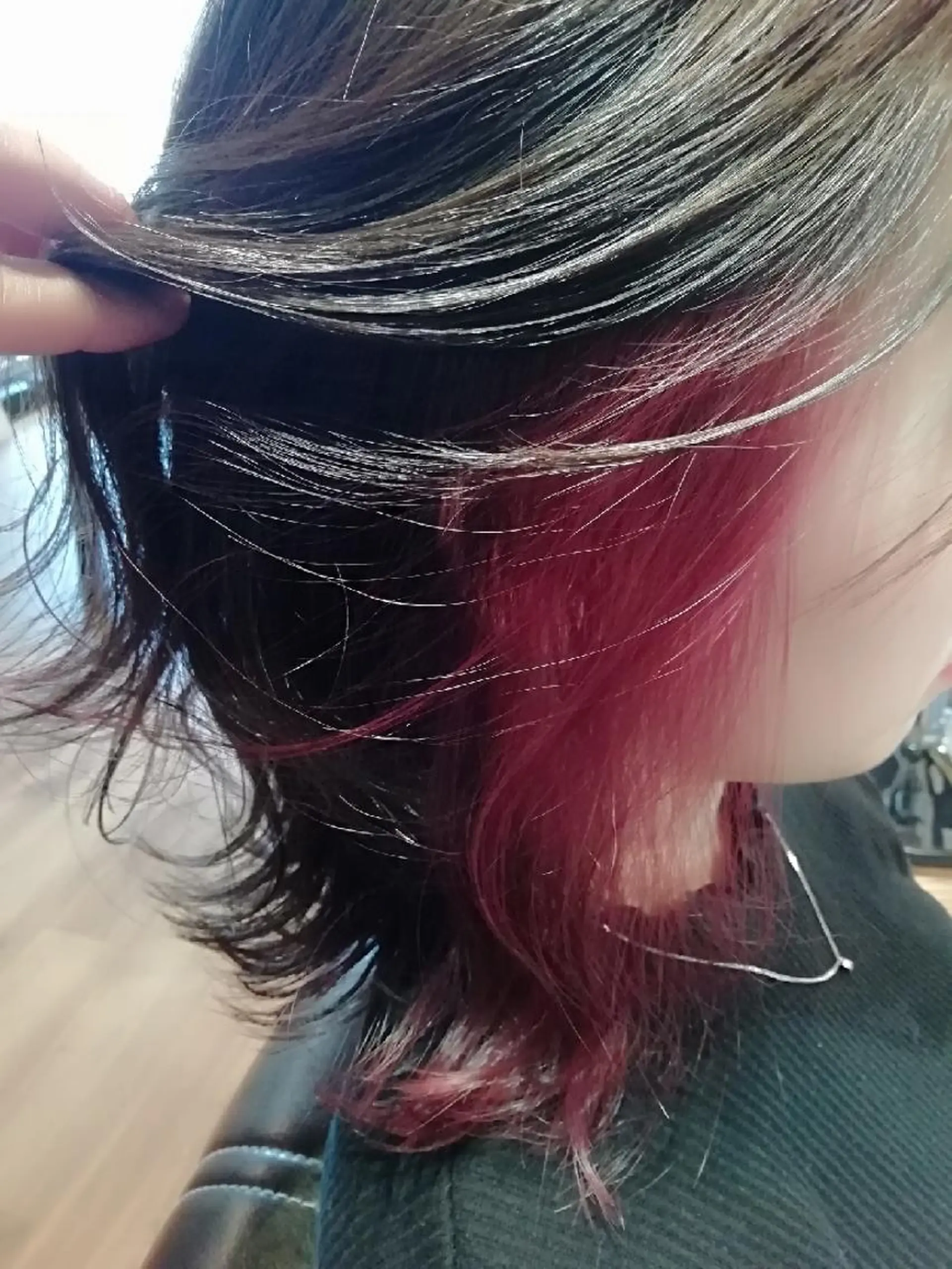 カラー ピンクカラー ヘアカラー トリートメント 堀 望美のヘアスタイル