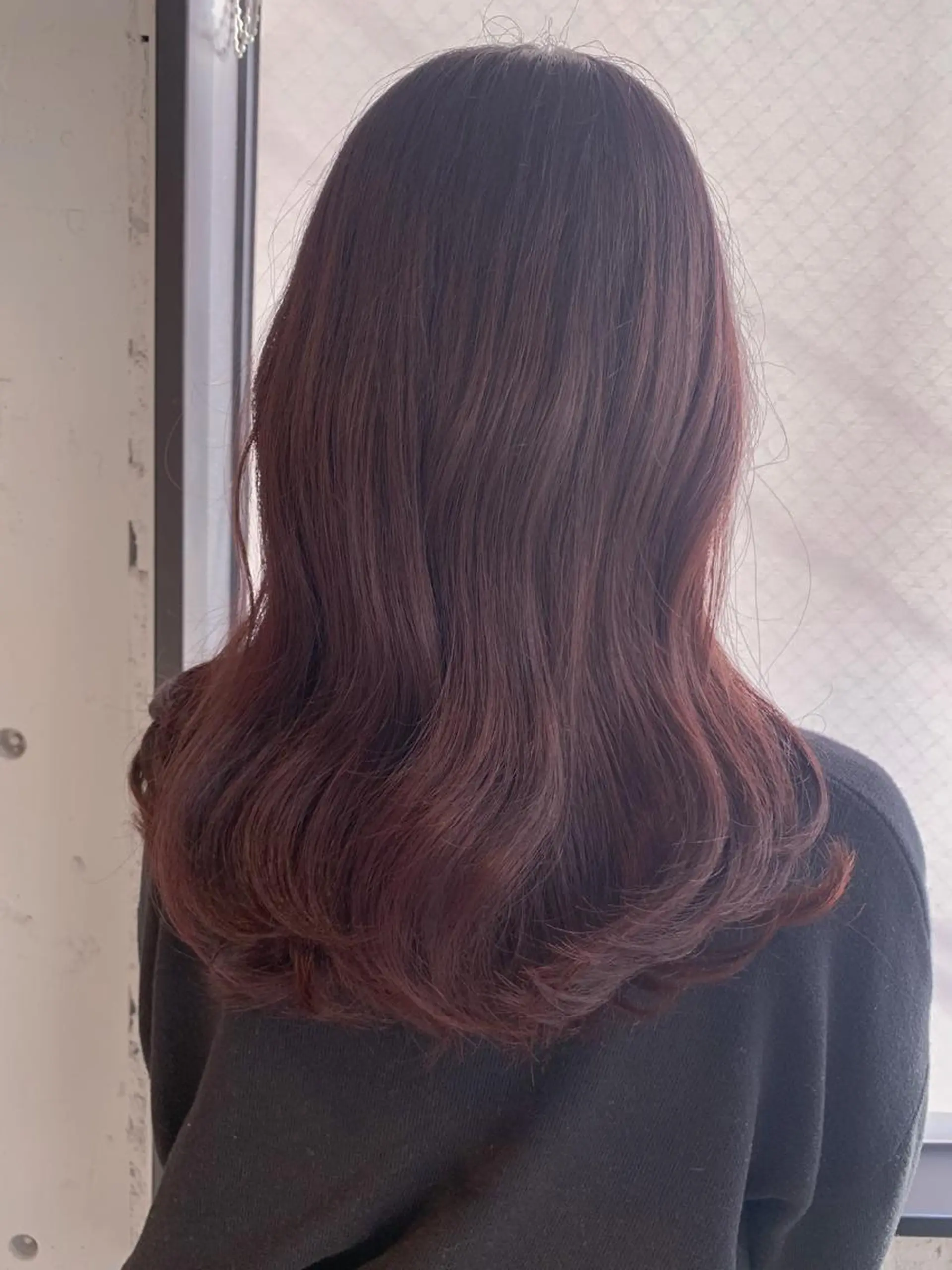 セミロング カラー ヘアアレンジ ヘアカラー トリートメント yuka .のヘアスタイル