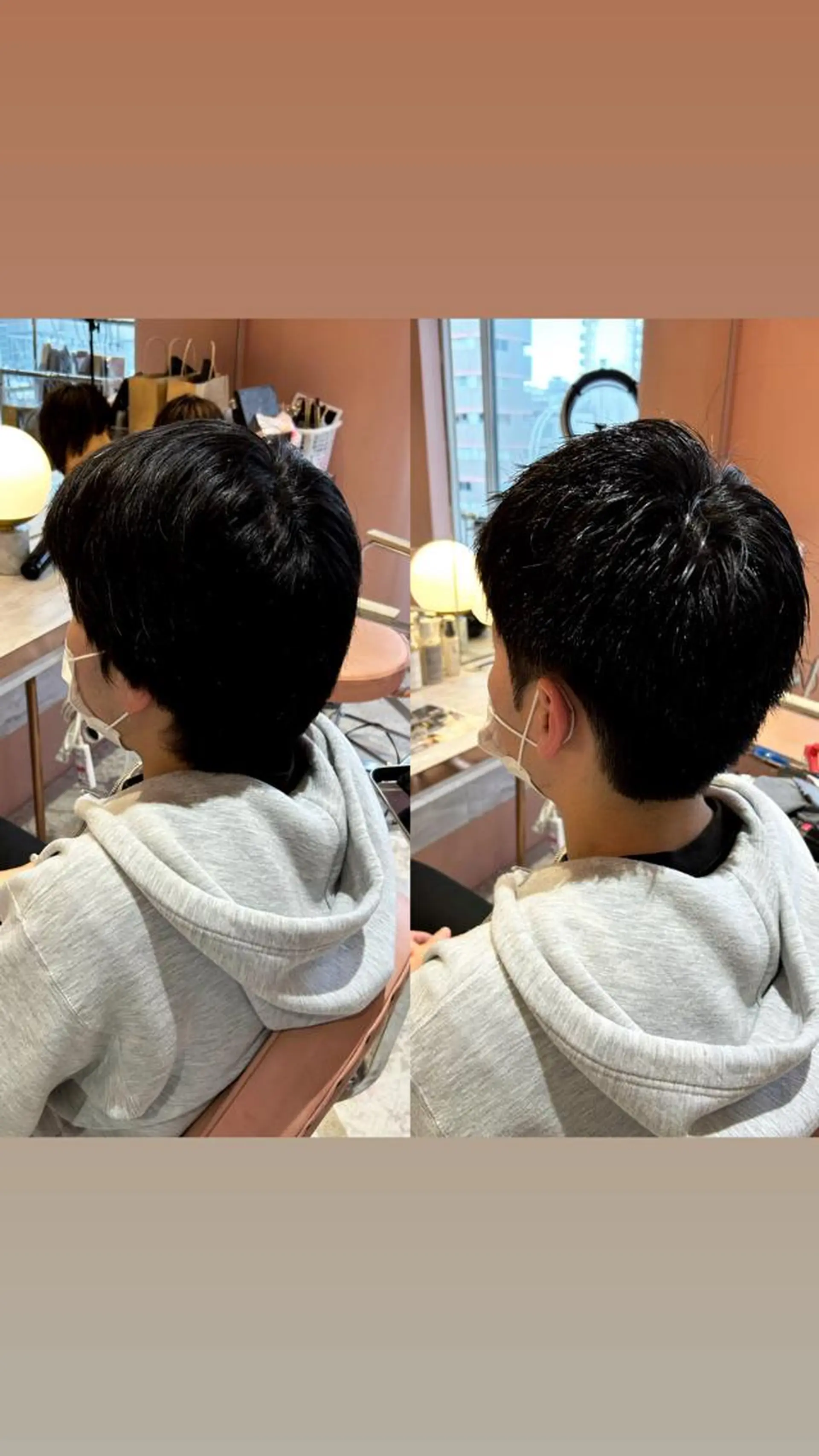 メンズ 縮毛矯正・髪質改善 特化 出納 直起のヘアスタイル
