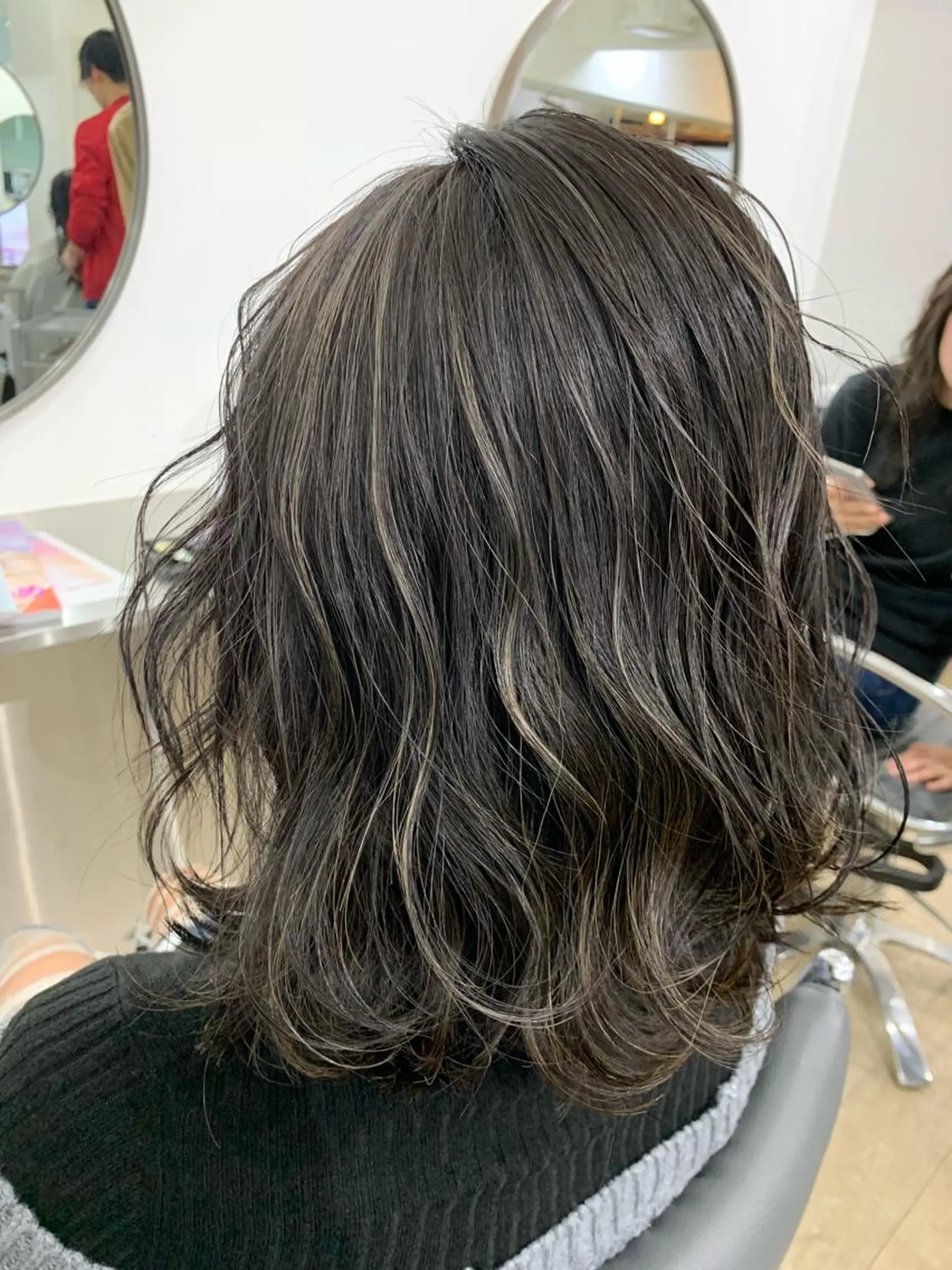 ミディアム カラー Reb_keiji 👑小倉圭司のヘアスタイル