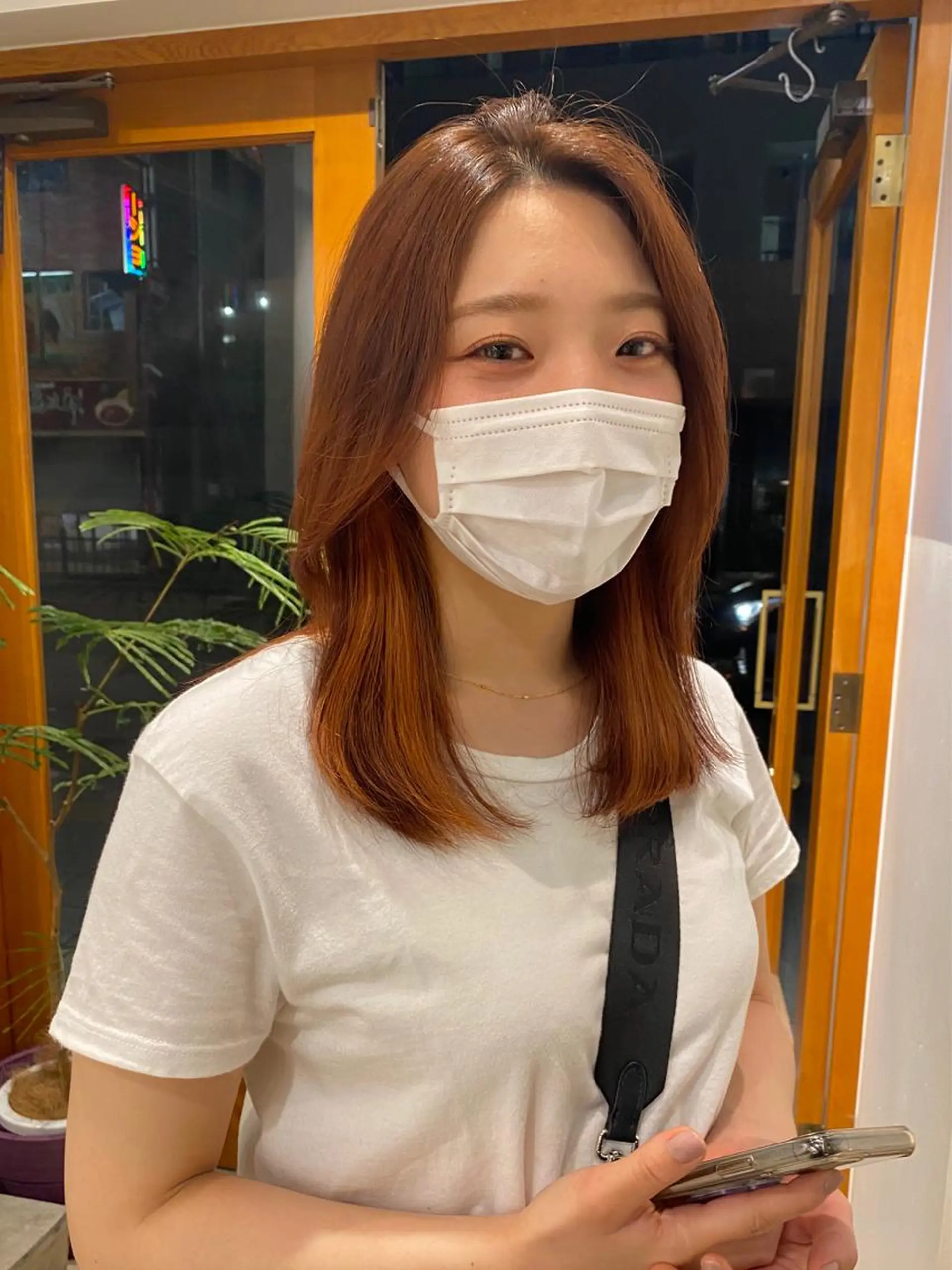 ミディアム カラー カット 村田 りょうやのヘアスタイル