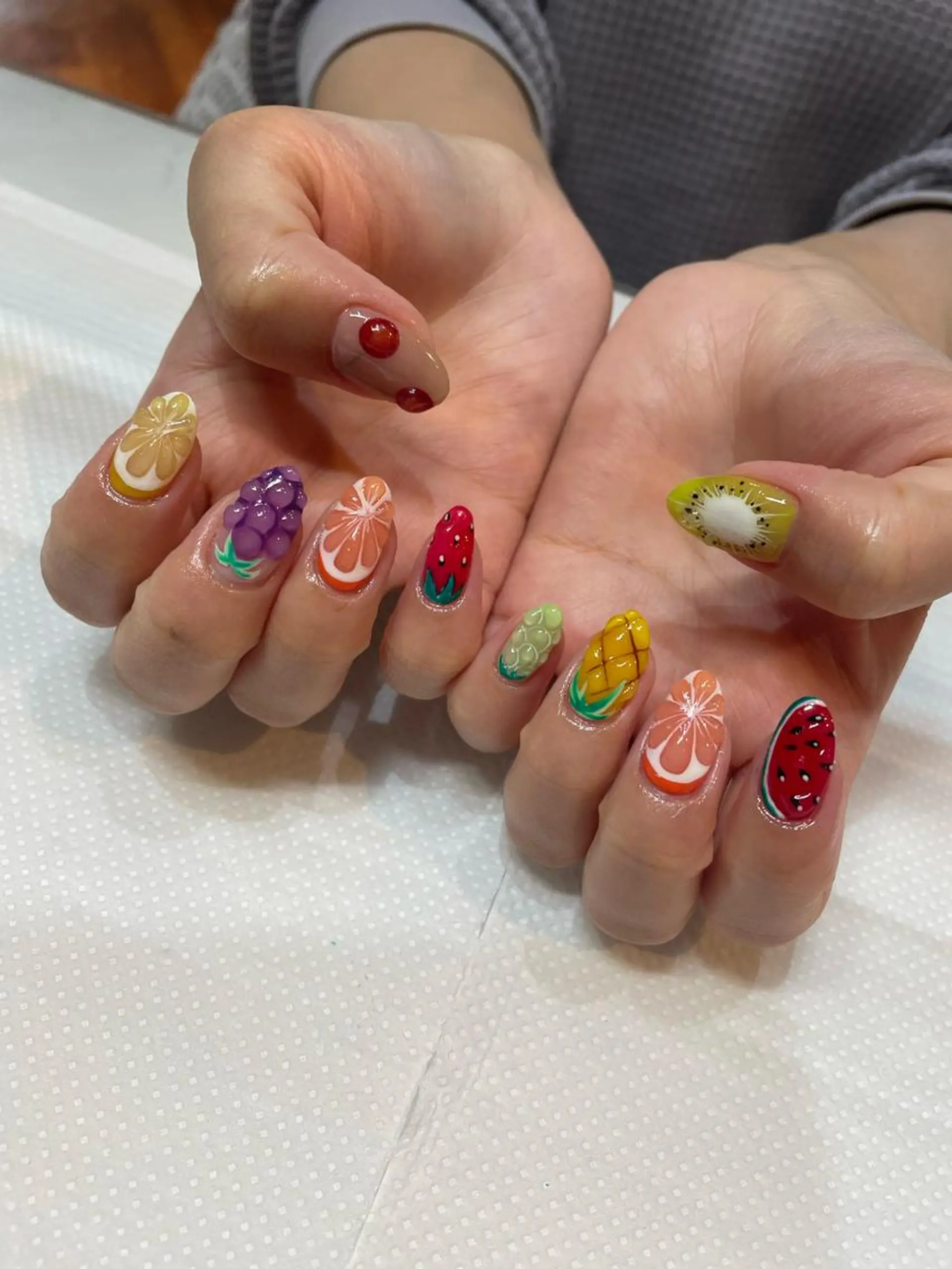 ネイル 持ち込み ぷっくりネイル nyasu nailのネイルデザイン