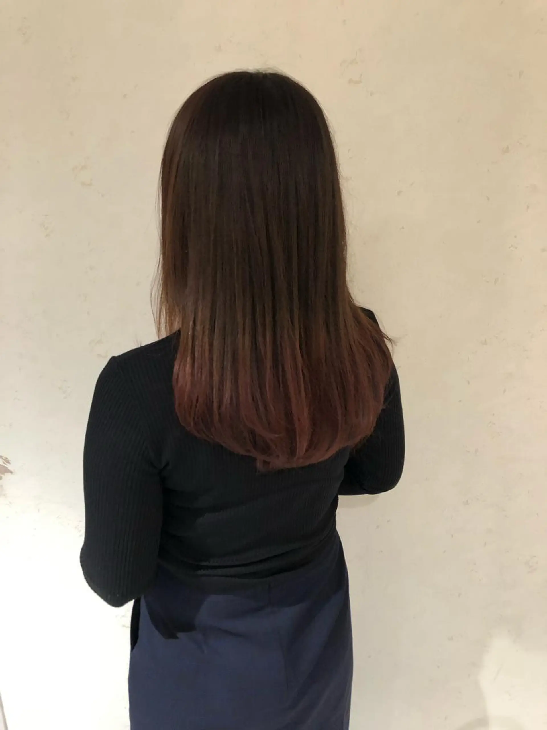 ロング カラー 小島嵩人 縮毛矯正 髪質改善のヘアスタイル