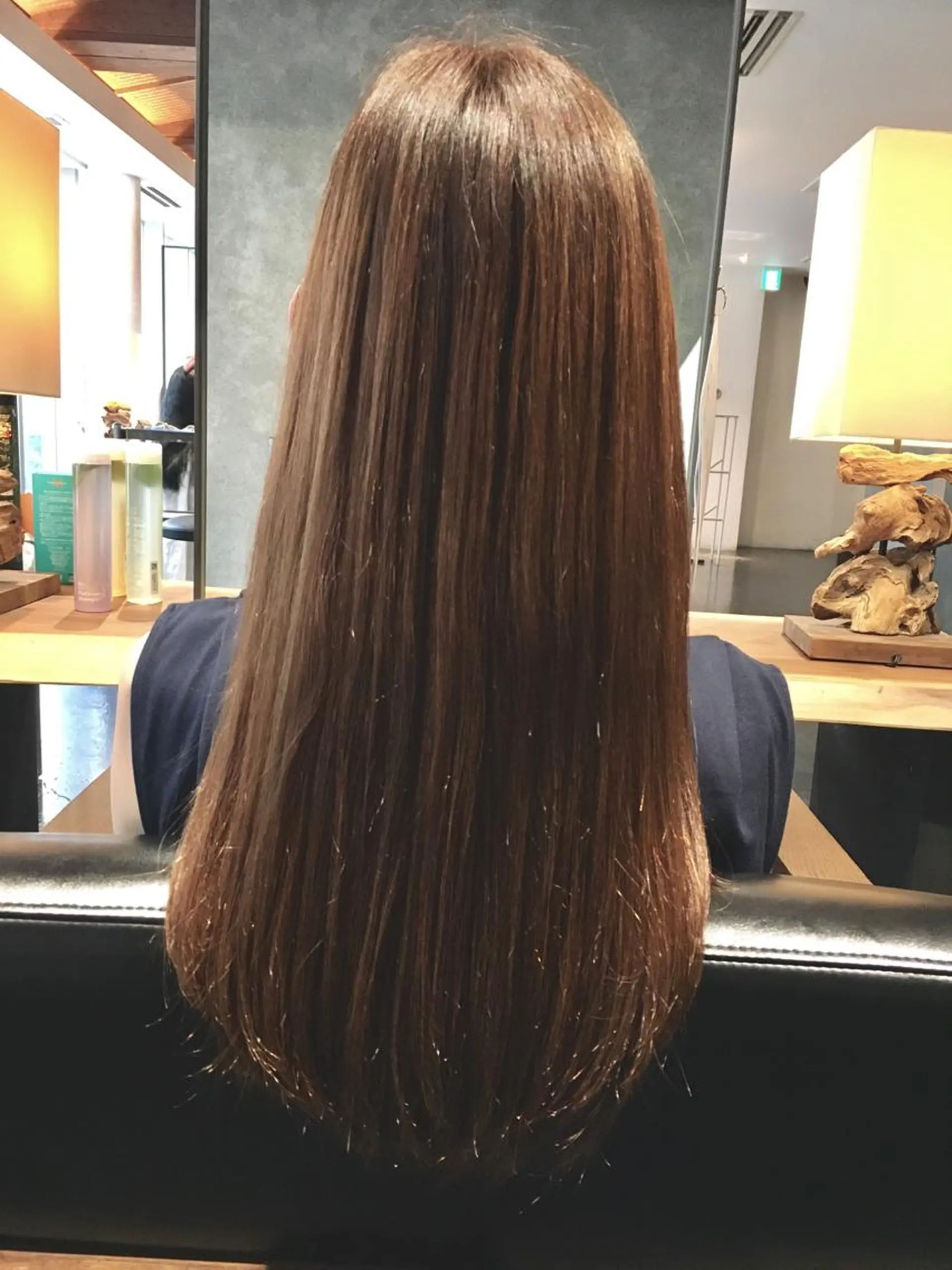 ロング カラー ベージュカラー 【ヌーベルバレ】 ゆきみのヘアスタイル