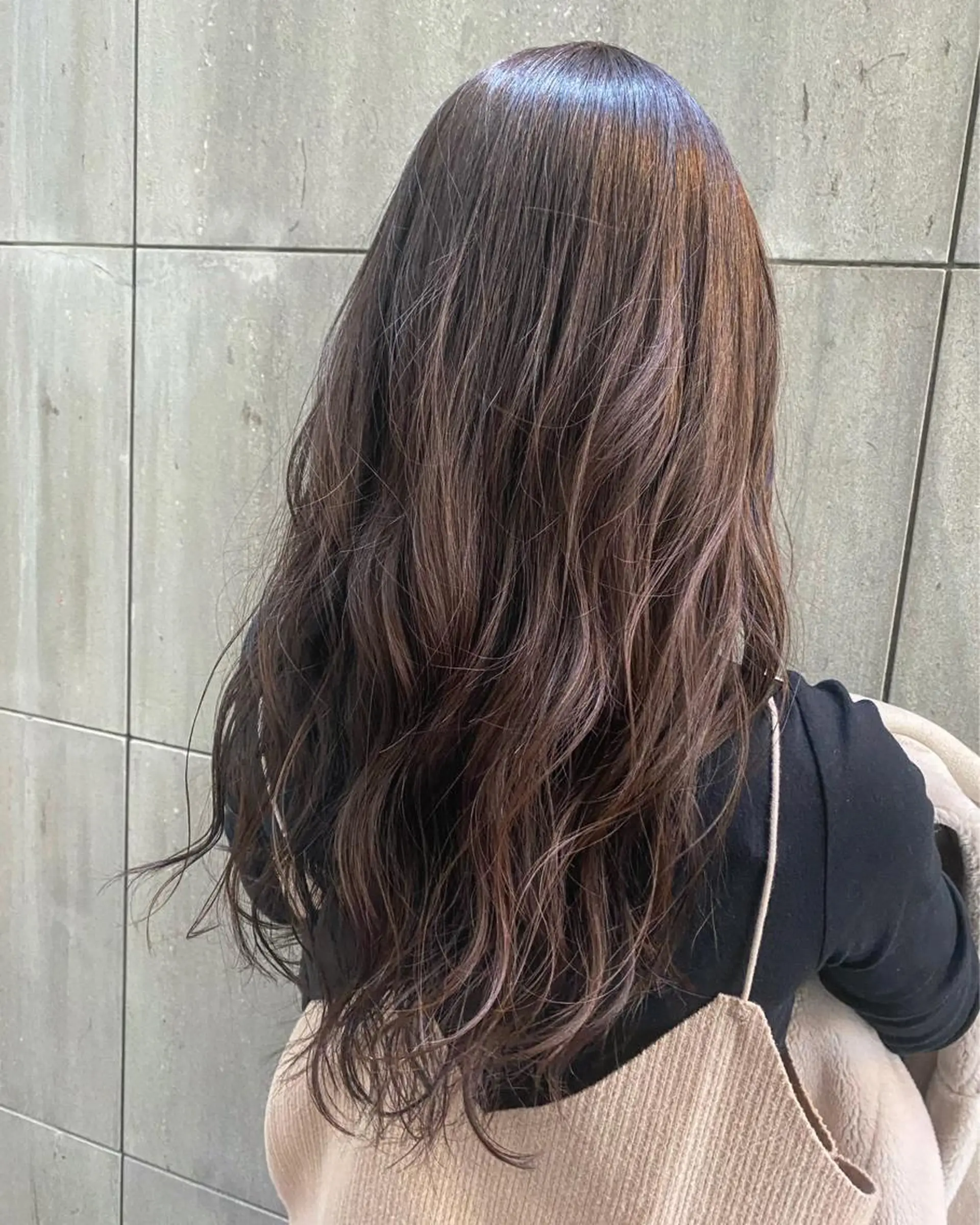 ロング カラー 🍑もも 🍑のヘアスタイル