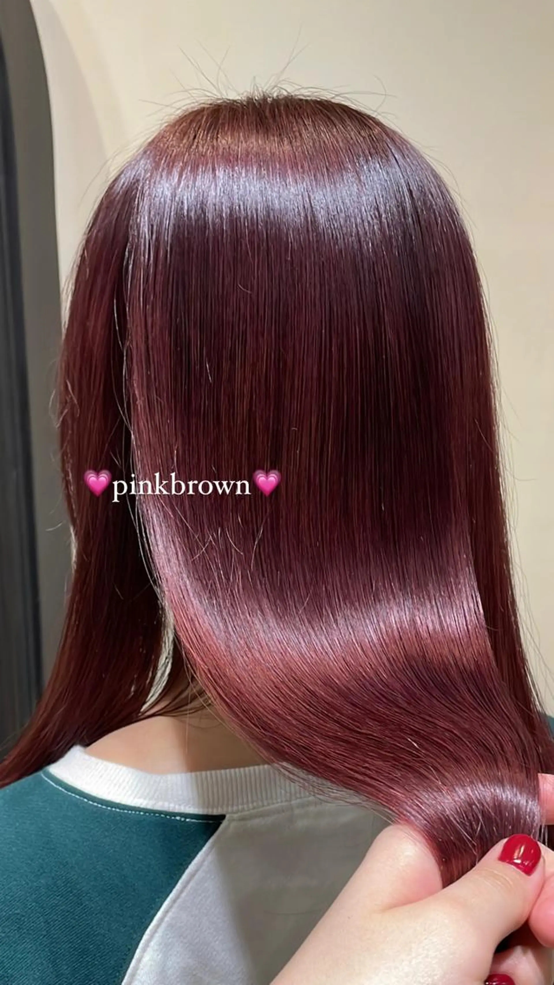 セミロング カラー MINX 長濱 優花 /銀座美容師のヘアスタイル