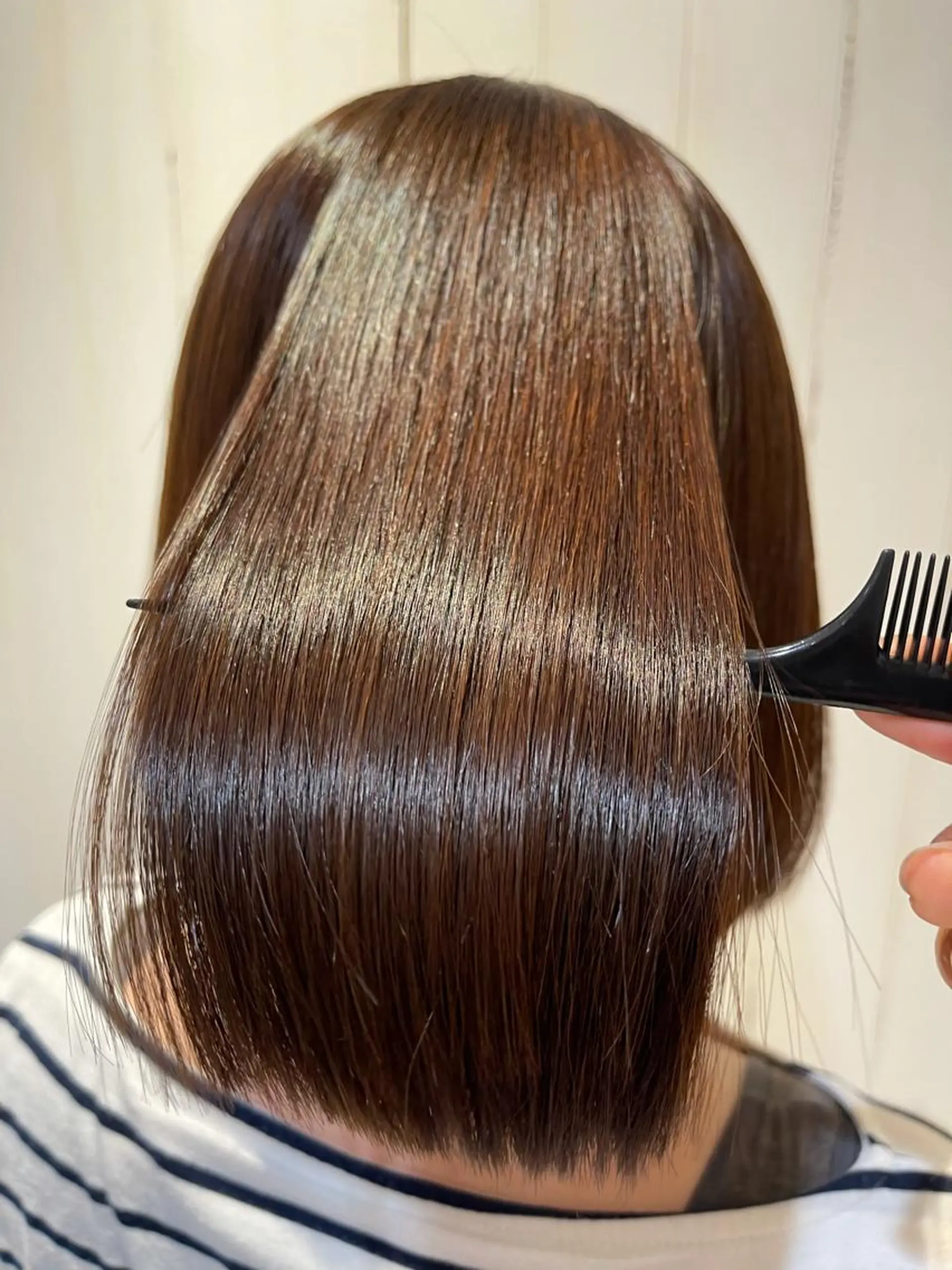 ミディアム 酸性ストレート カット 縮毛矯正 トリートメント EARTH 志木店のヘアスタイル