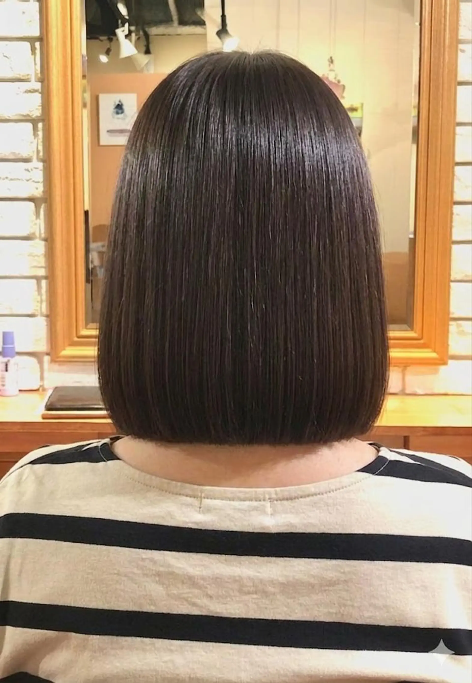 ミディアム カラー ボブ カット ヘアカラー トリートメント ヘッドスパ flencia 丸 和博｜カットのヘアスタイル