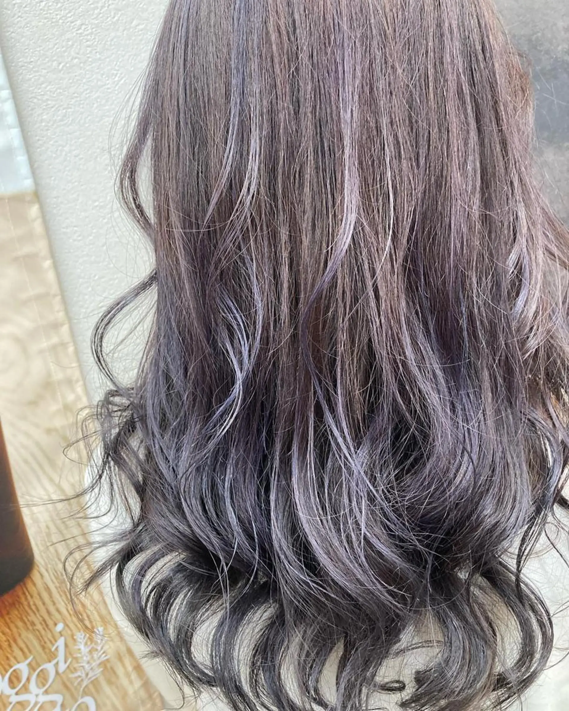 カラー グラデーションカラー ハイライトカラー ラベンダーカラー バイオレットカラー 髪質改善/透明感 カラー/内藤有須加のヘアスタイル