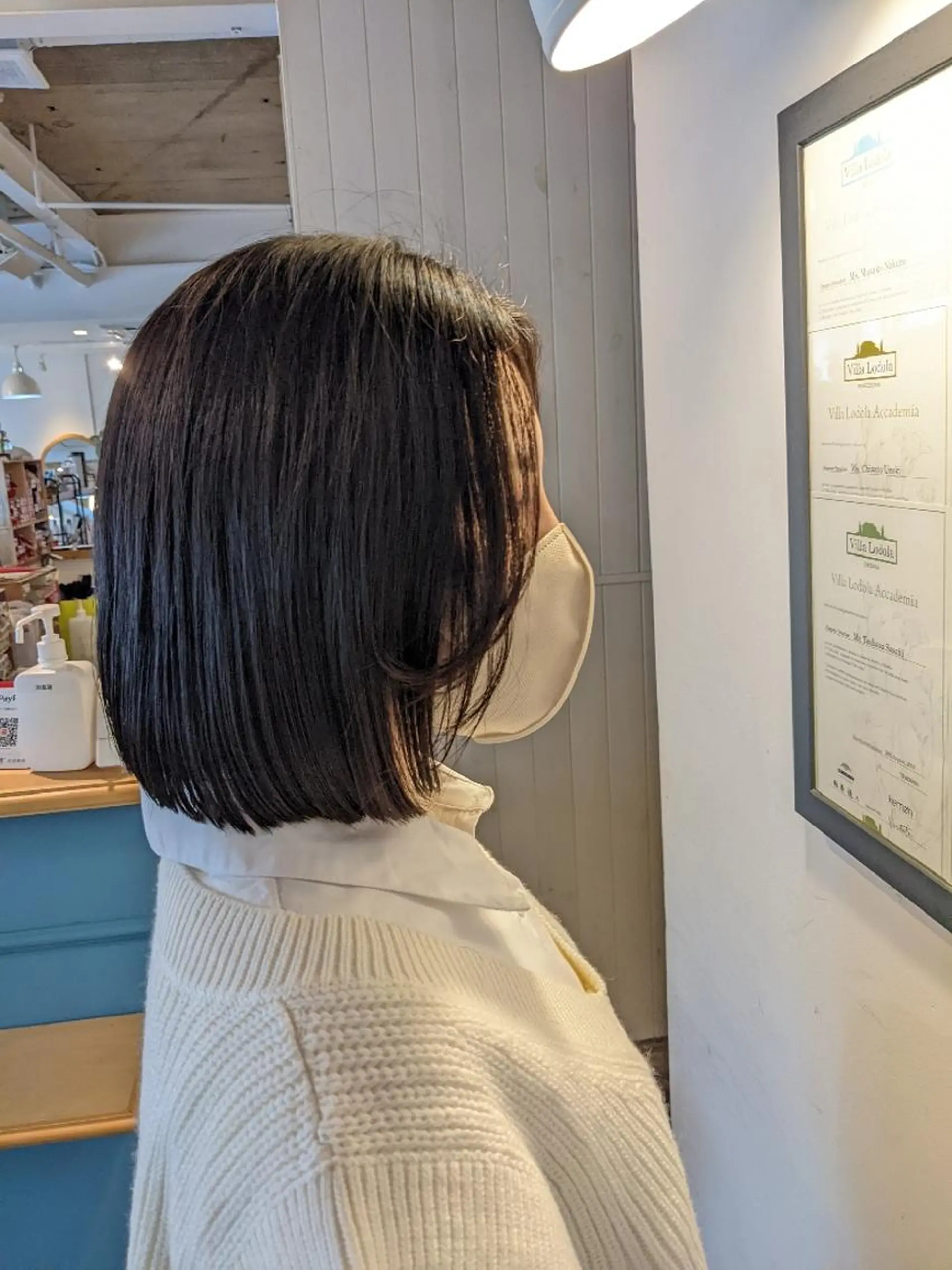 ショート 切りっぱなしボブ ボブ newi 天王寺　 masakoのヘアスタイル