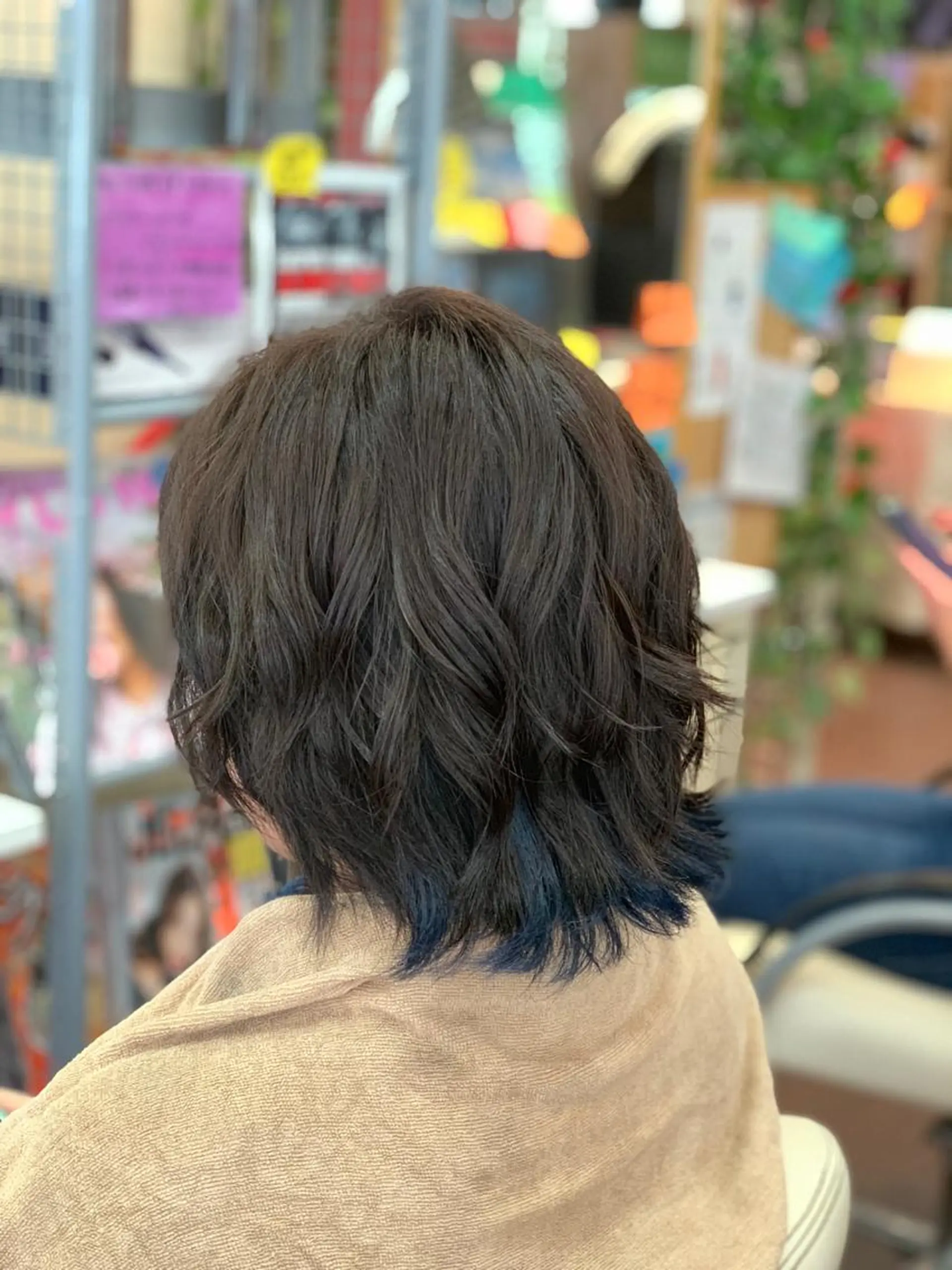 ミディアム カラー ヘアカラー たけい ゆうきのヘアスタイル