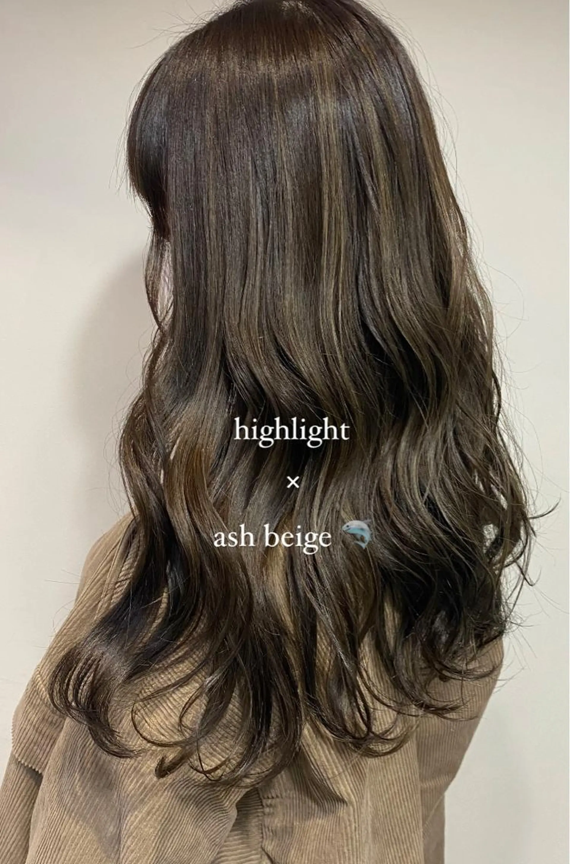 ロング カラー 透明感カラー ハイライトカラー ハイライト ムナカタ アカリのヘアスタイル