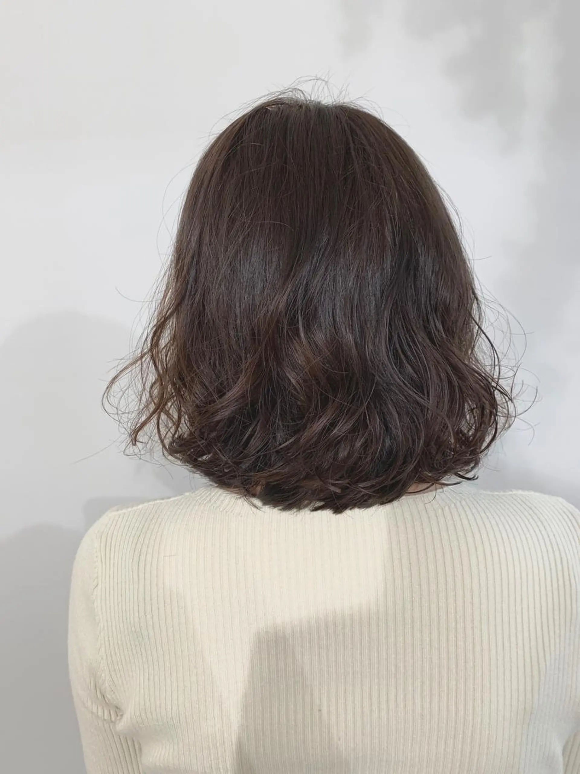 ミディアム カラー パーマ ヘアアレンジ 加藤 綾華のヘアスタイル