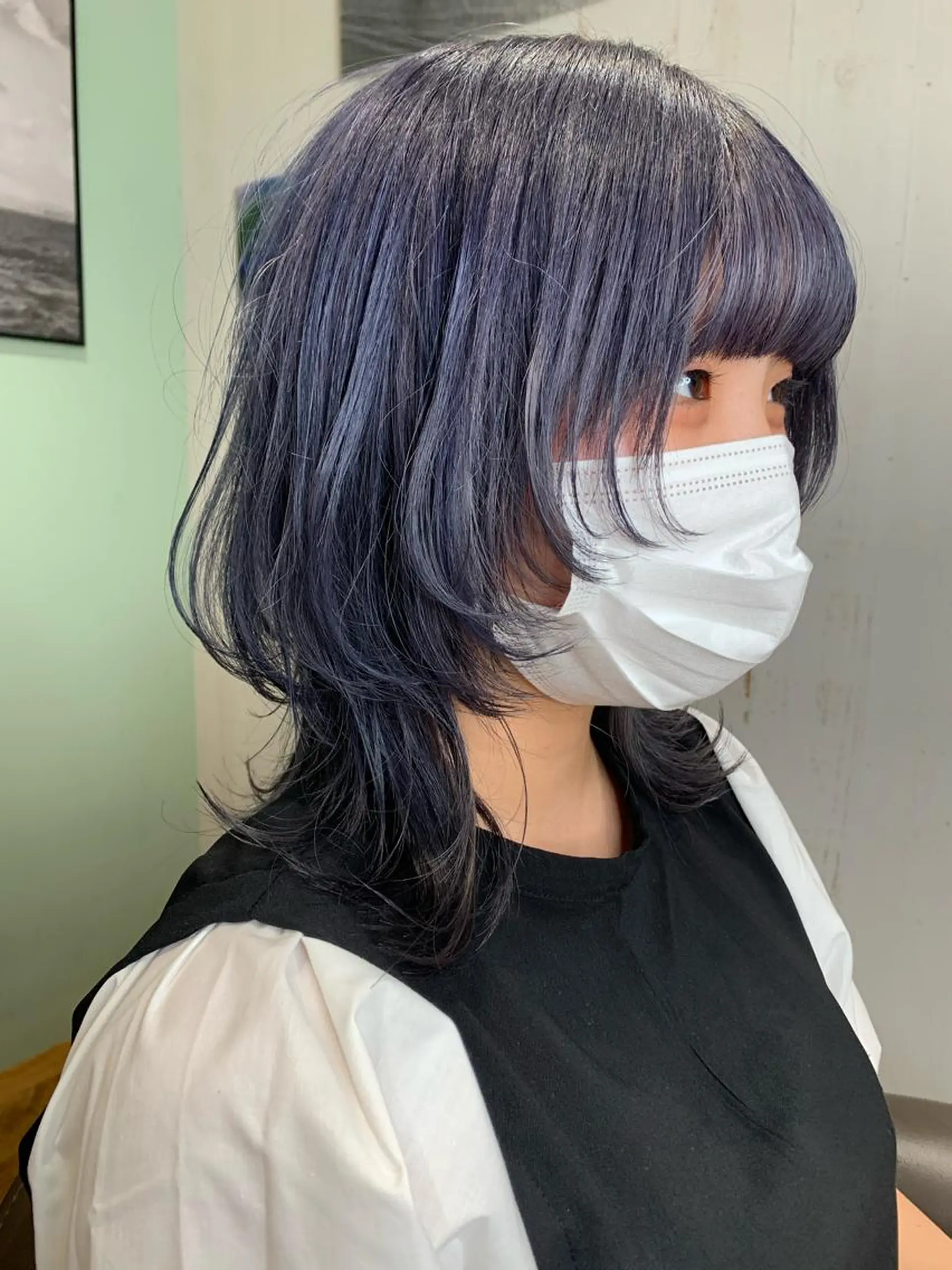 セミロング カラー 【ロングウルフカット 姫カット】伊藤裕哉のヘアスタイル